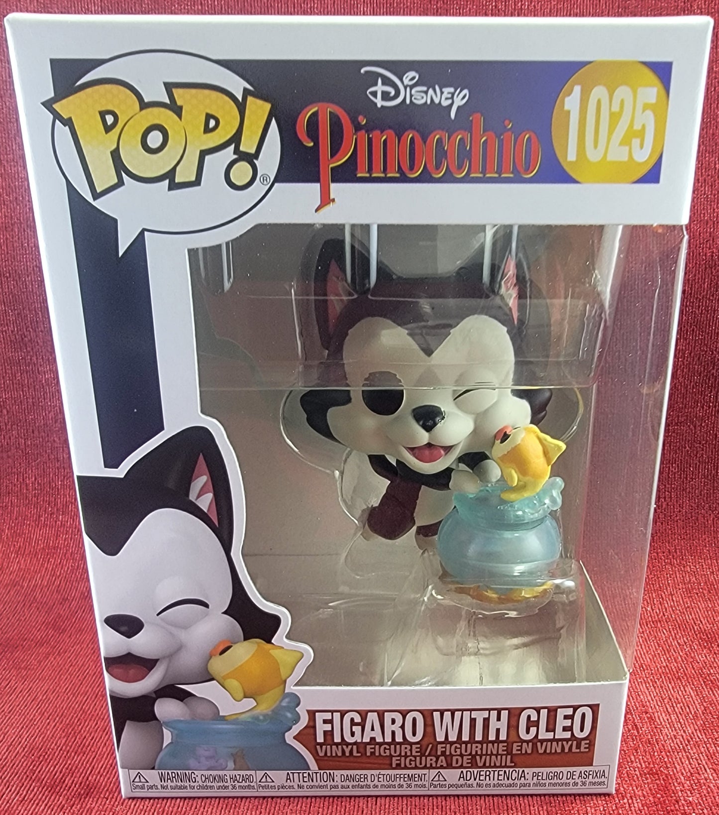 Figaro with cleo funko # 1025 (nib)
With pop protector