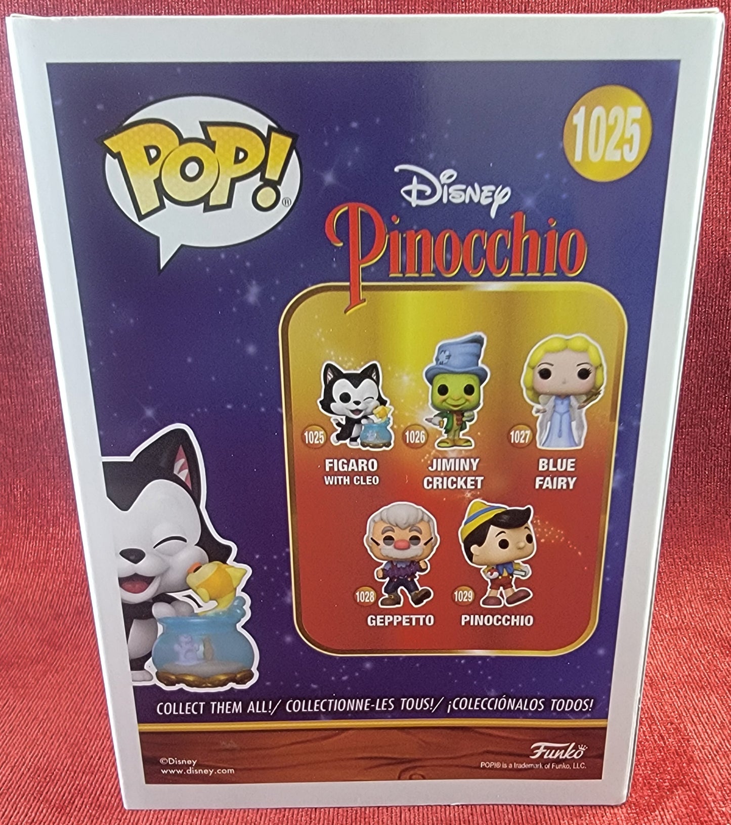 Figaro with cleo funko # 1025 (nib)
With pop protector