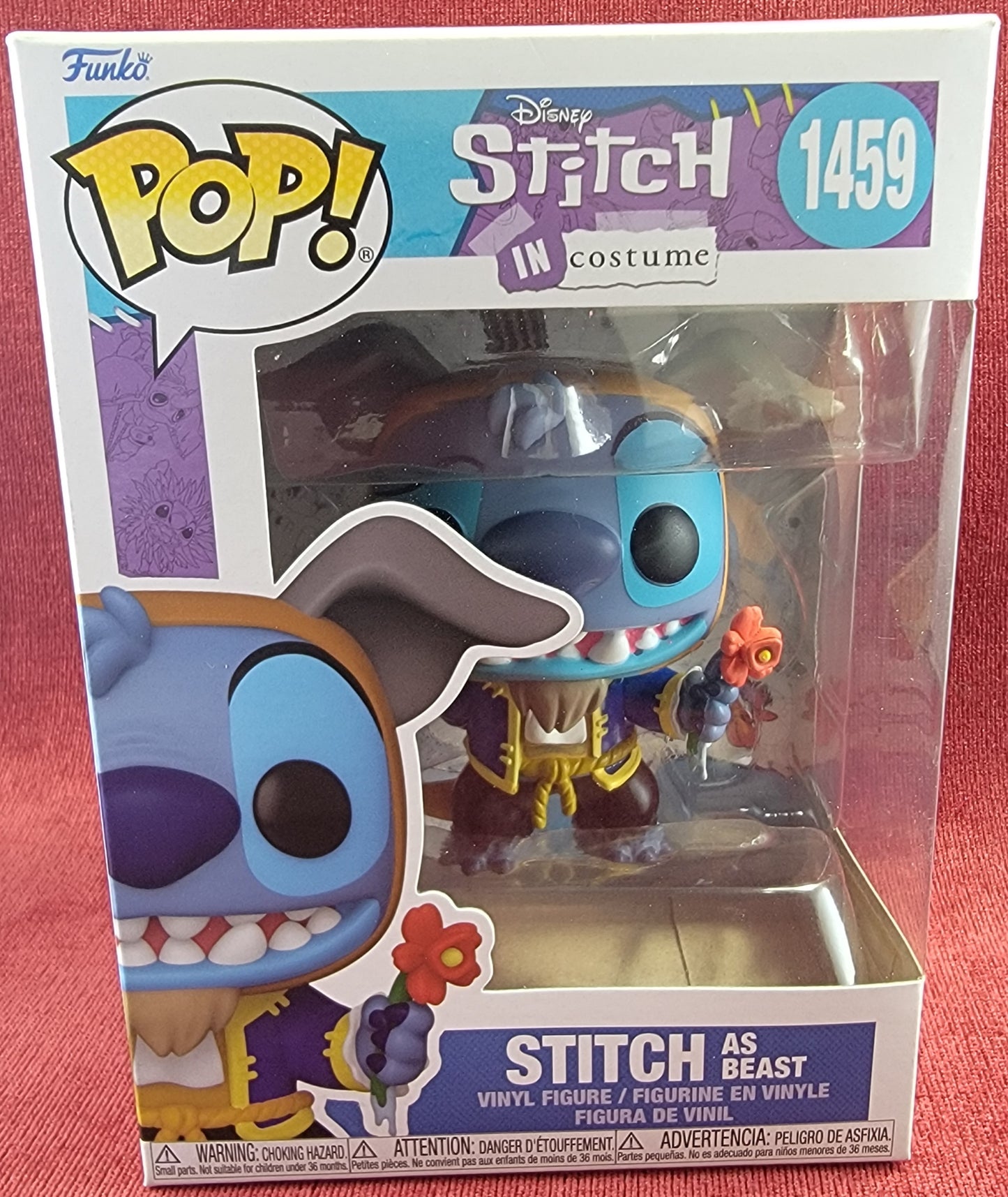 Stitch as beast funko # 1459 (nib)
With pop protector