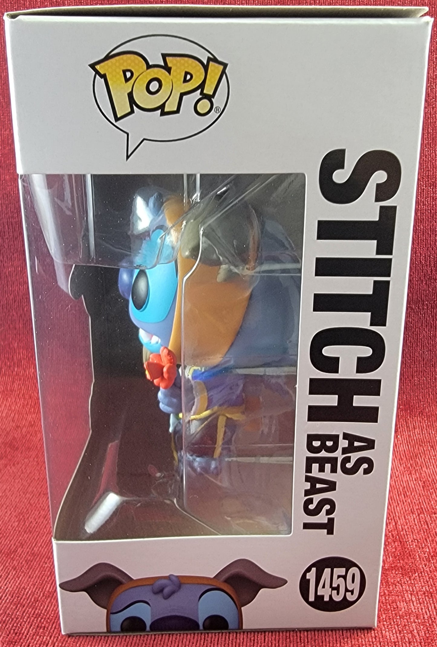 Stitch as beast funko # 1459 (nib)
With pop protector