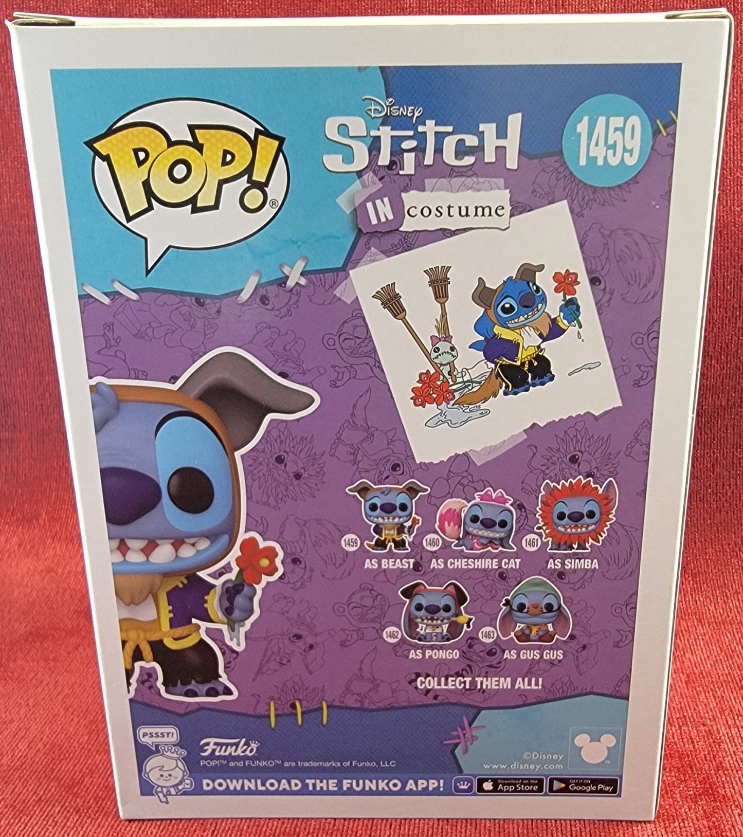 Stitch as beast funko # 1459 (nib)
With pop protector