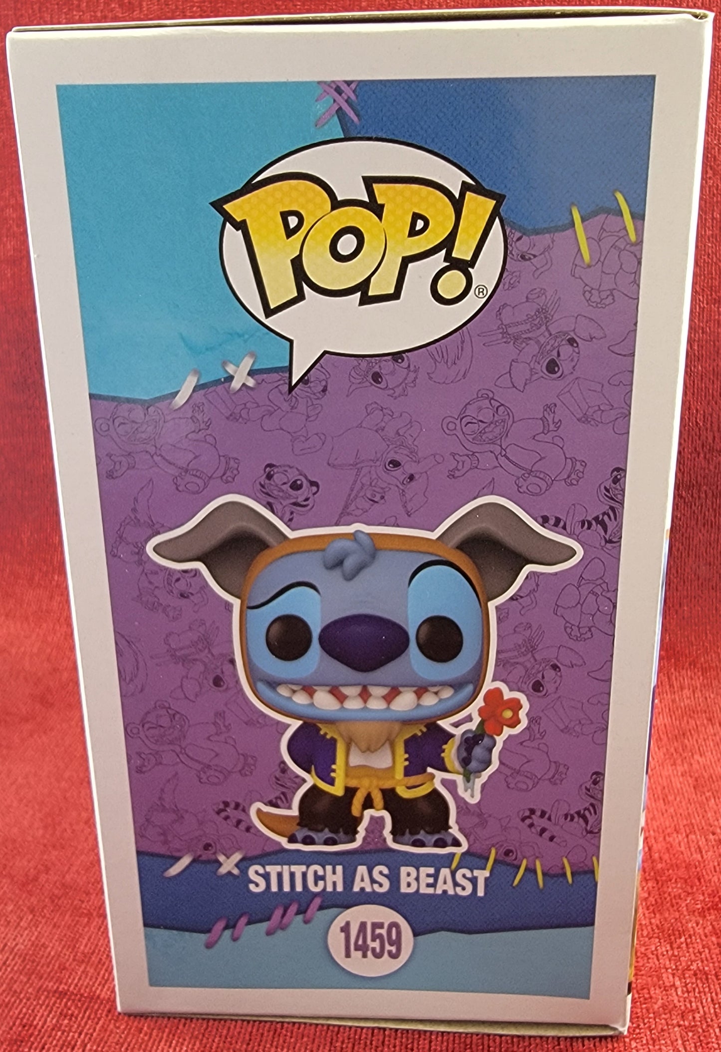 Stitch as beast funko # 1459 (nib)
With pop protector