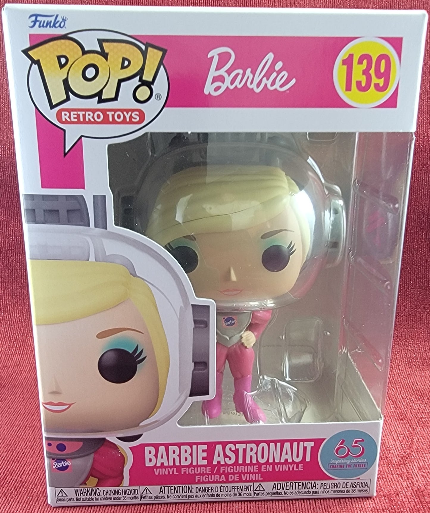 Barbie astronaut funko # 139 (nib)
With pop protector