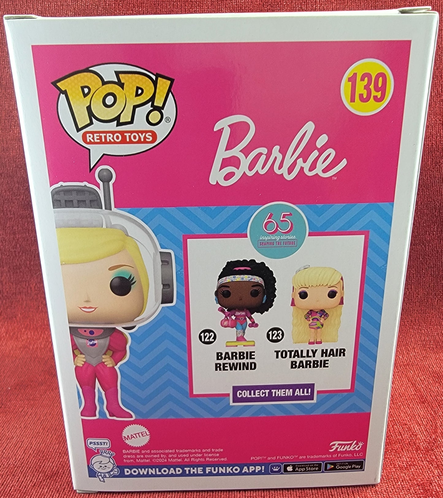 Barbie astronaut funko # 139 (nib)
With pop protector