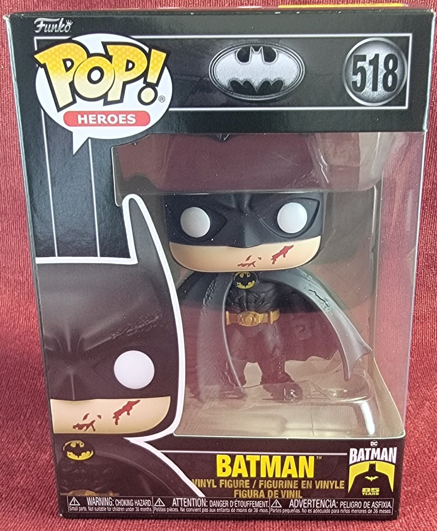 Batman funko # 518 (nib)
With pop protector