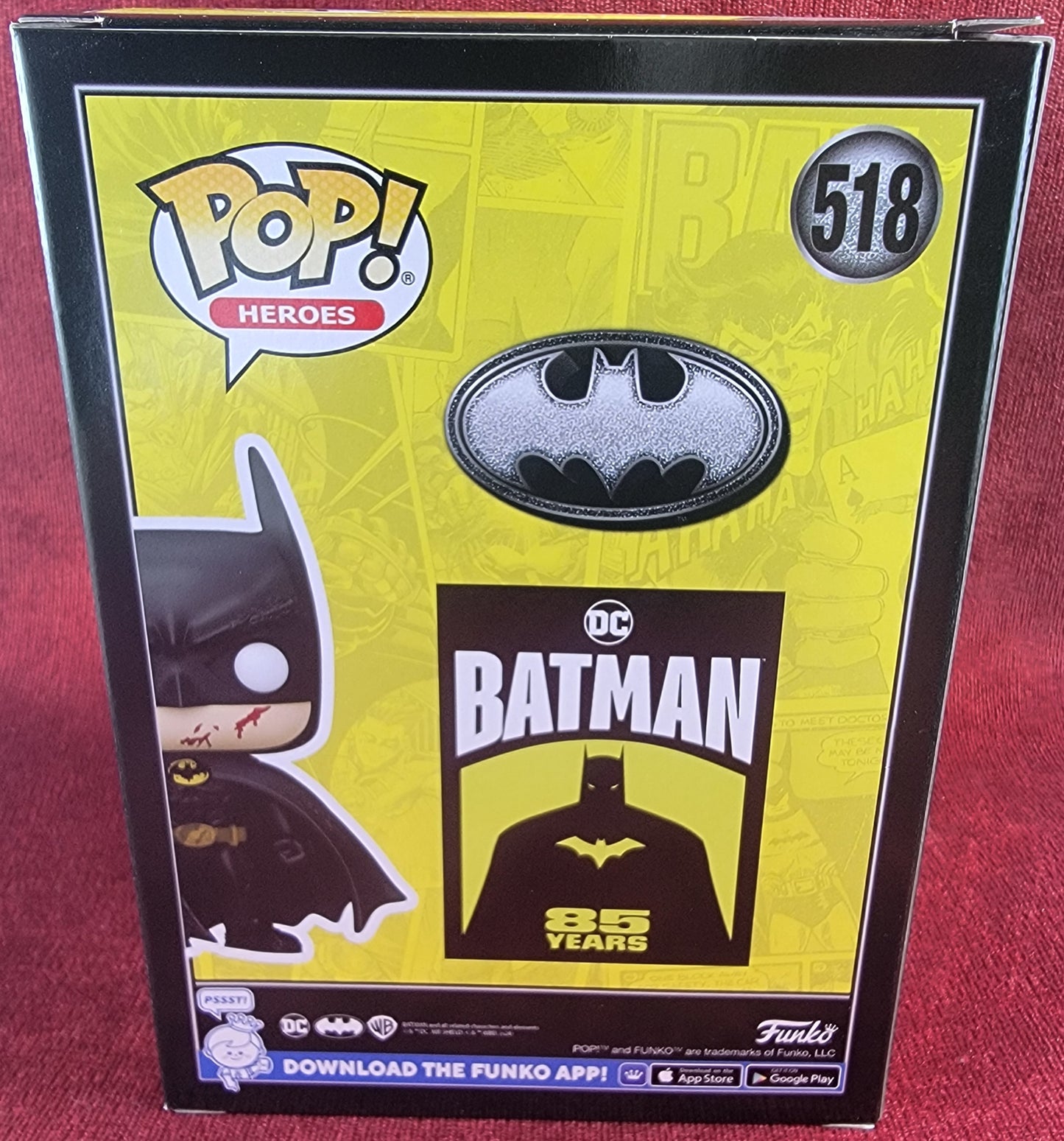 Batman funko # 518 (nib)
With pop protector