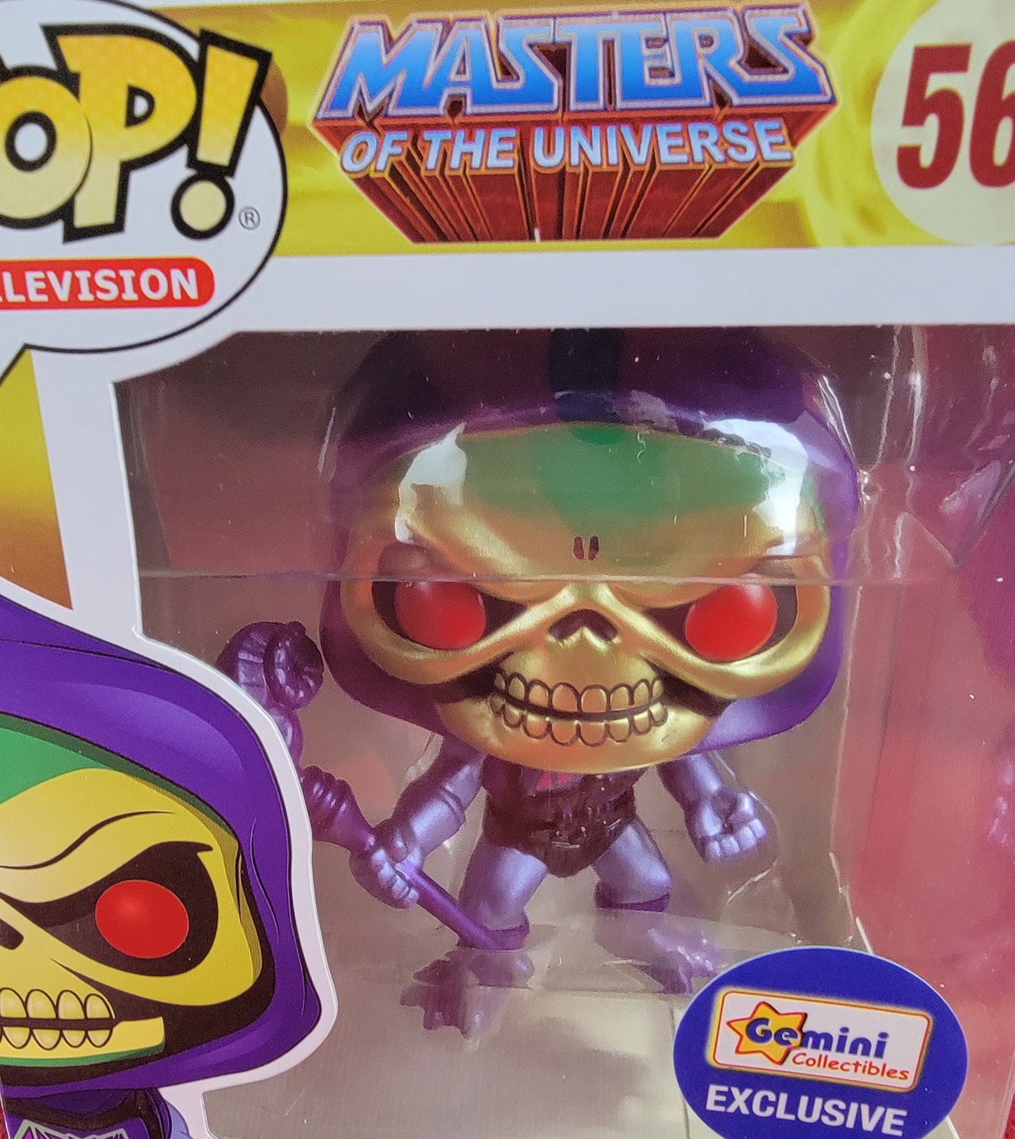 Battle armor skeletor gemini exclusive funko  # 563 (nib)
With pop protector