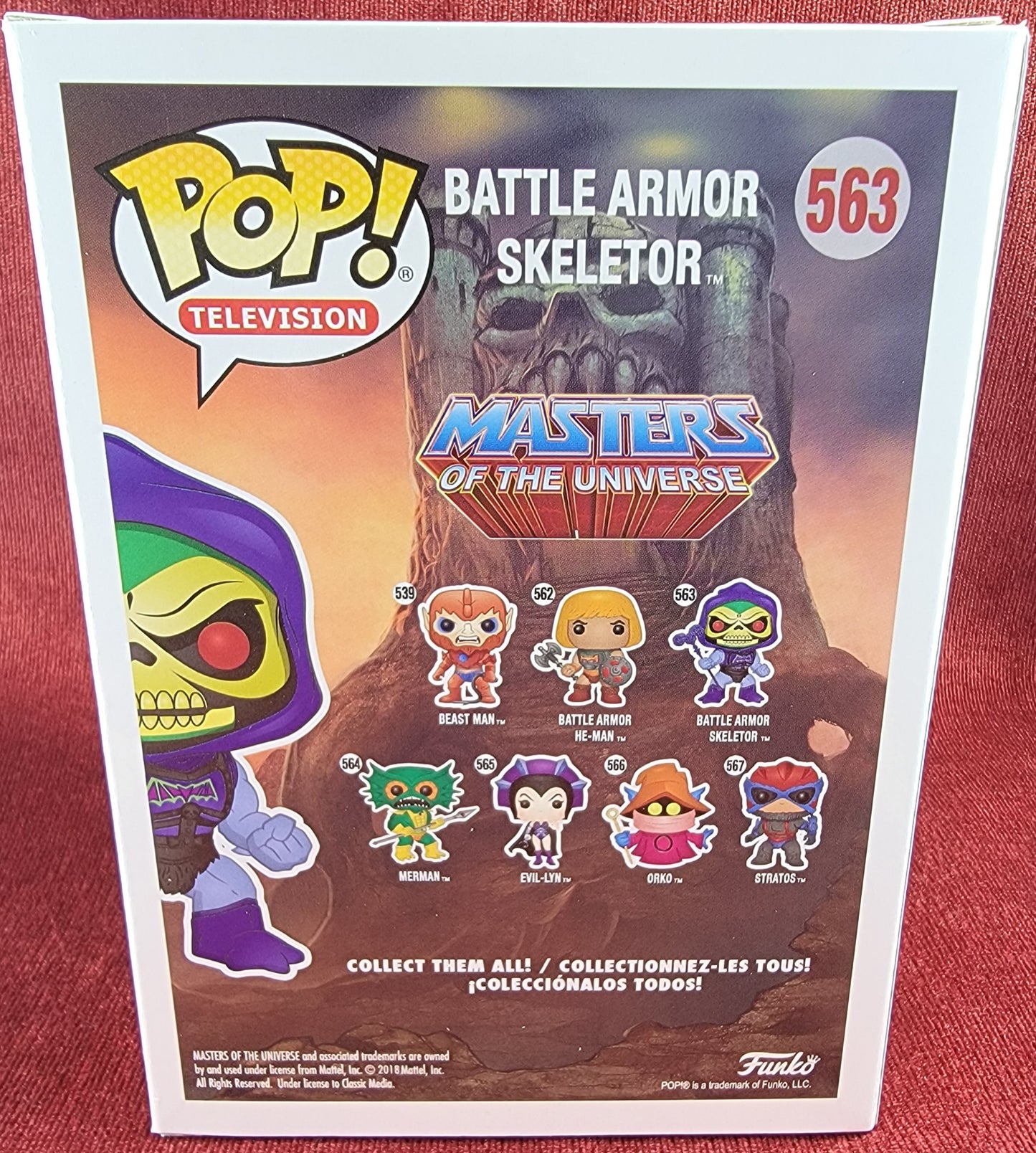 Battle armor skeletor gemini exclusive funko  # 563 (nib)
With pop protector