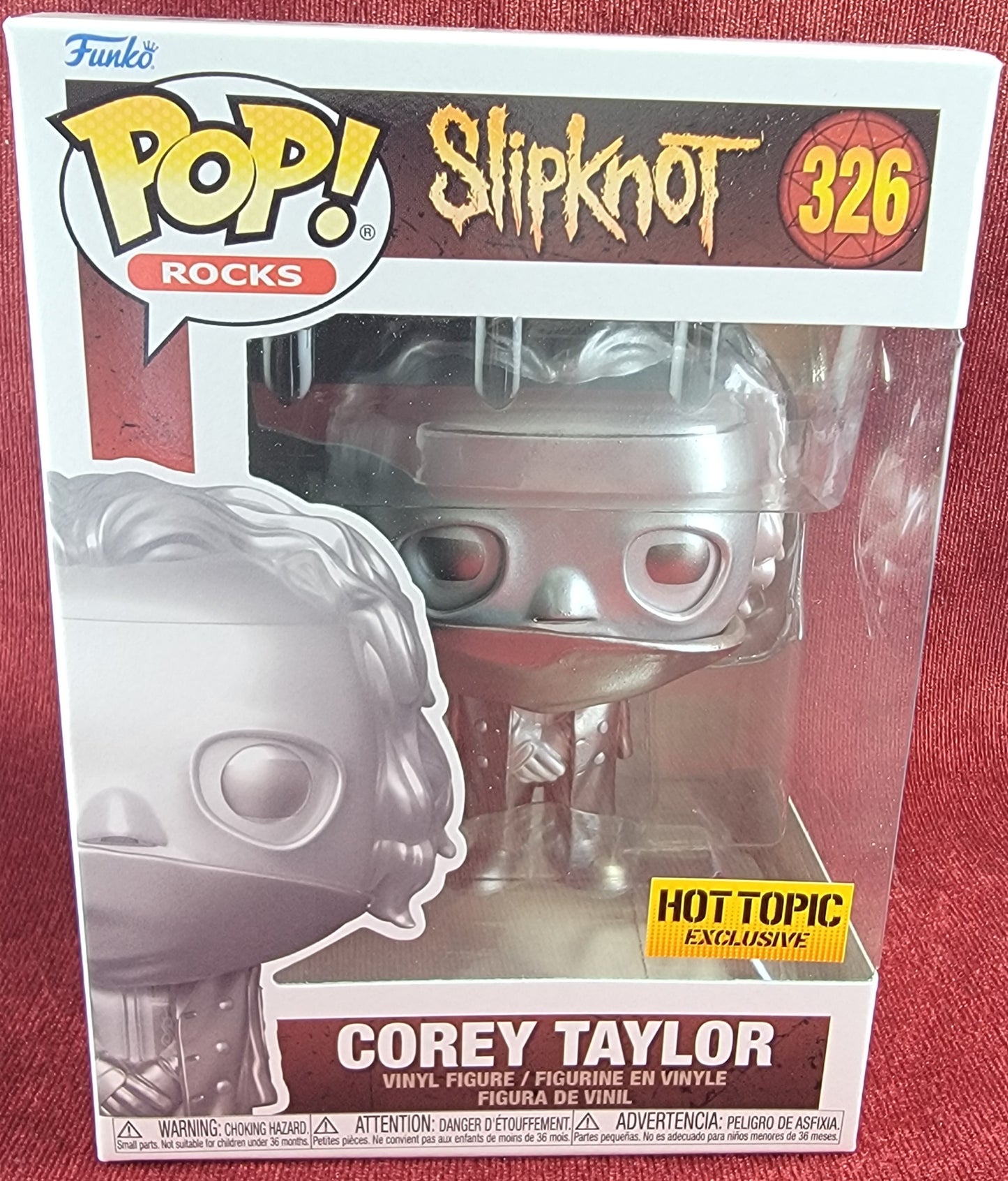 Corey Taylor hot topic exclusive funko # 326 (nib)
With pop protector