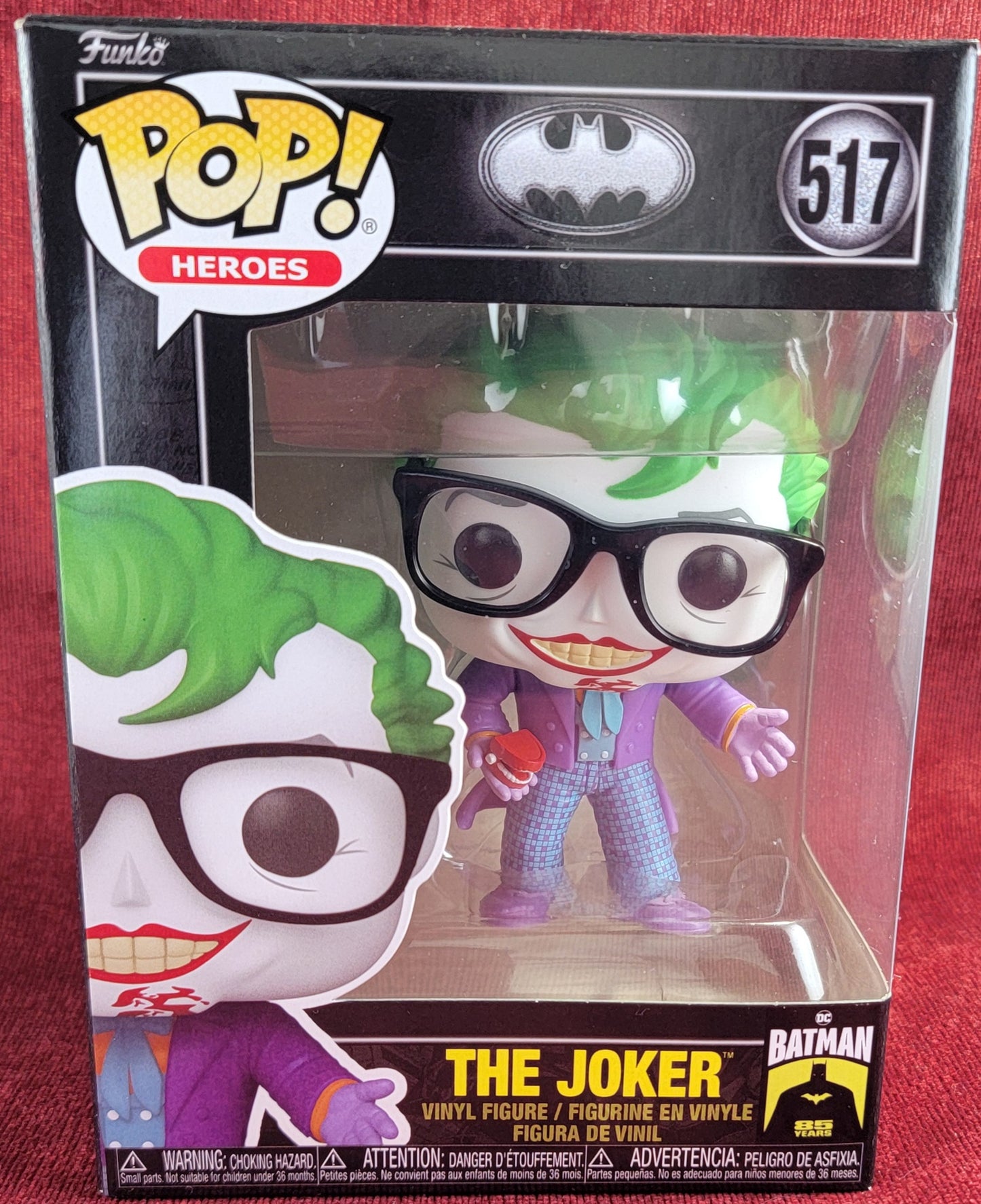 The Joker funko # 517 (nib) With pop protector