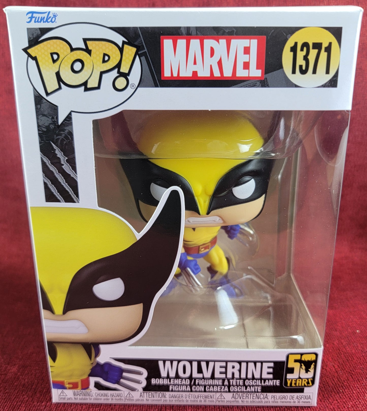 Wolverine funko # 1371 (nib)
With pop protector