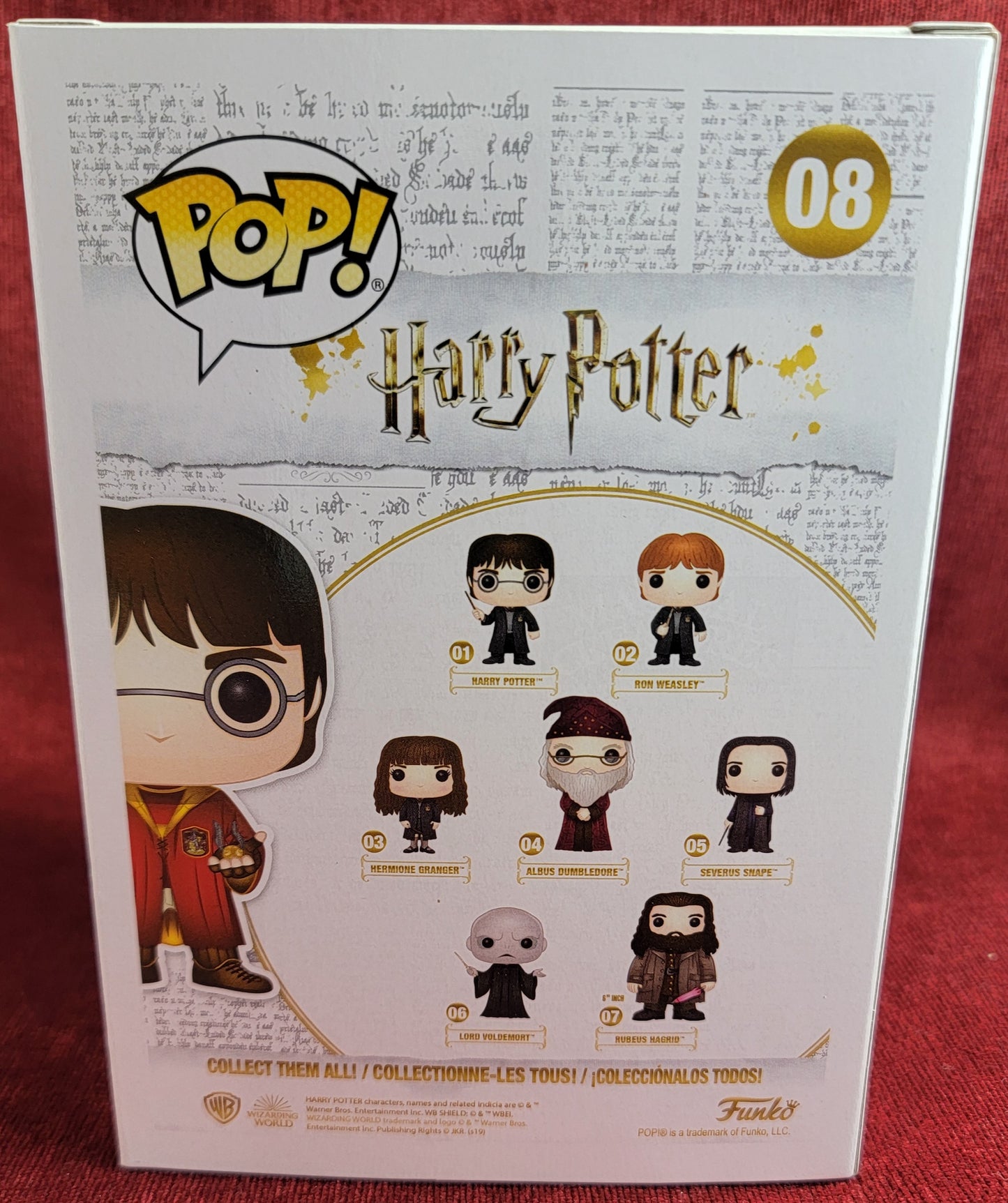 Harry Potter funko # 08 (nib)
With pop protector