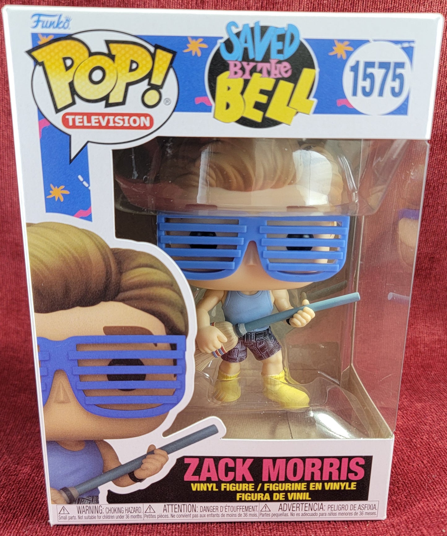 Zack Morris funko # 1575 (nib)
With pop protector