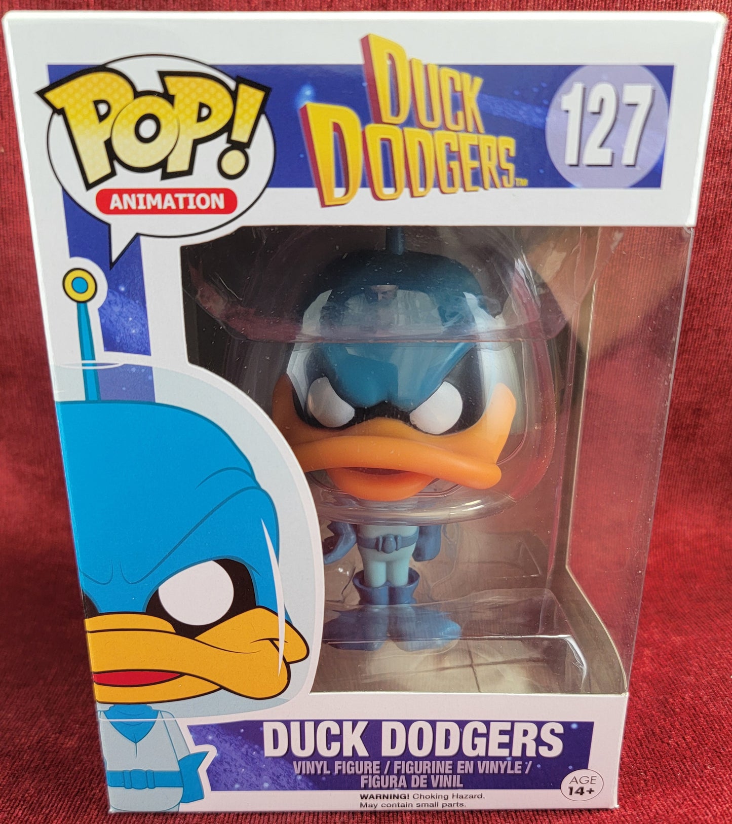 Duck Dodgers funko # 127 (nib)
With pop protector