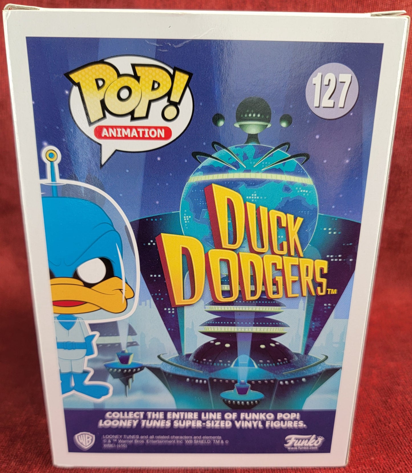 Duck Dodgers funko # 127 (nib)
With pop protector