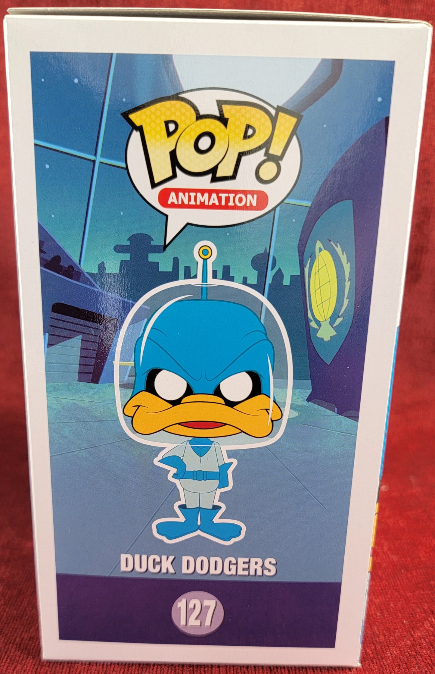 Duck Dodgers funko # 127 (nib)
With pop protector