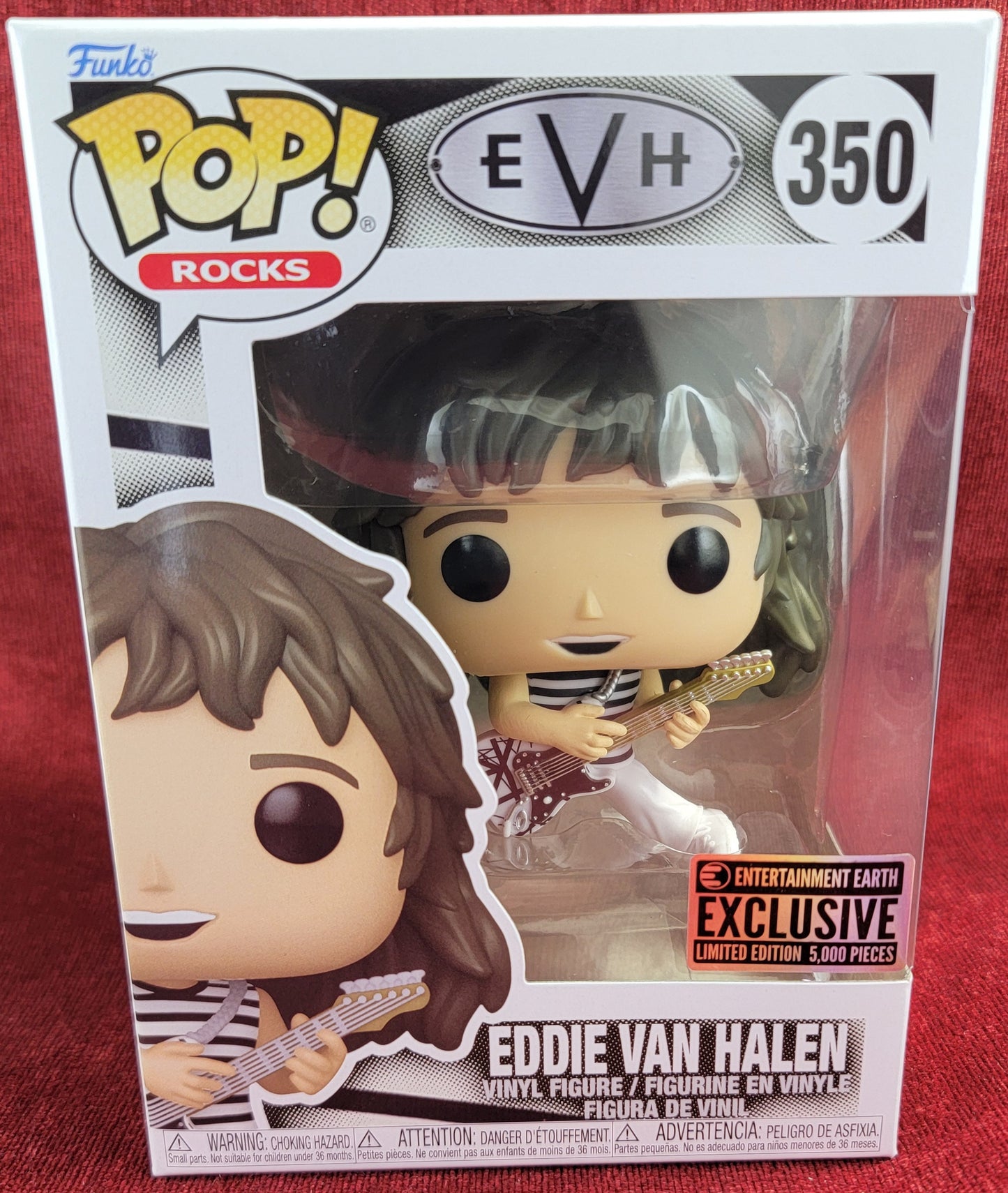 Eddie Van Halen entertainment earth exclusive funko # 350 (nib)
With pop protector