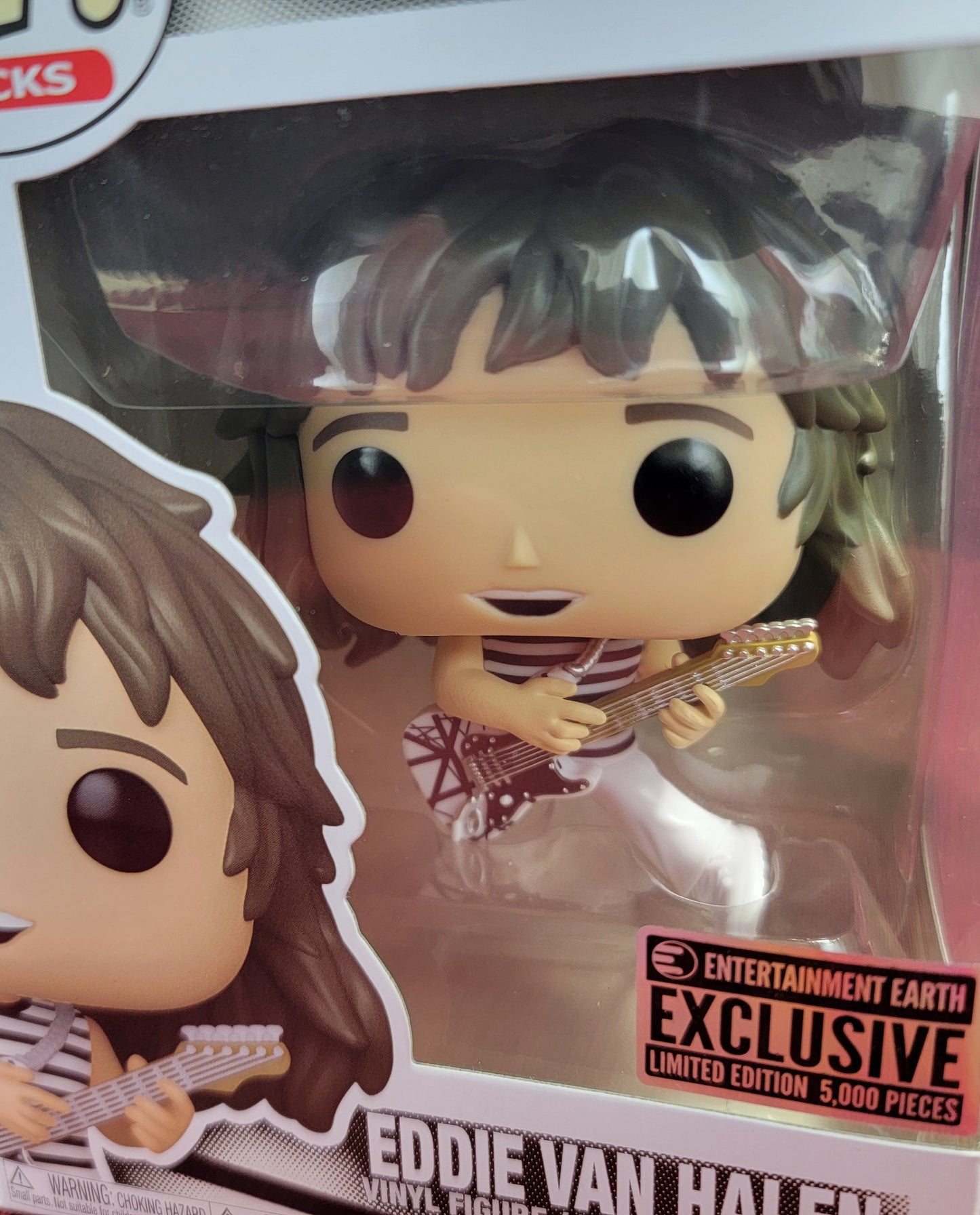 Eddie Van Halen entertainment earth exclusive funko # 350 (nib)
With pop protector