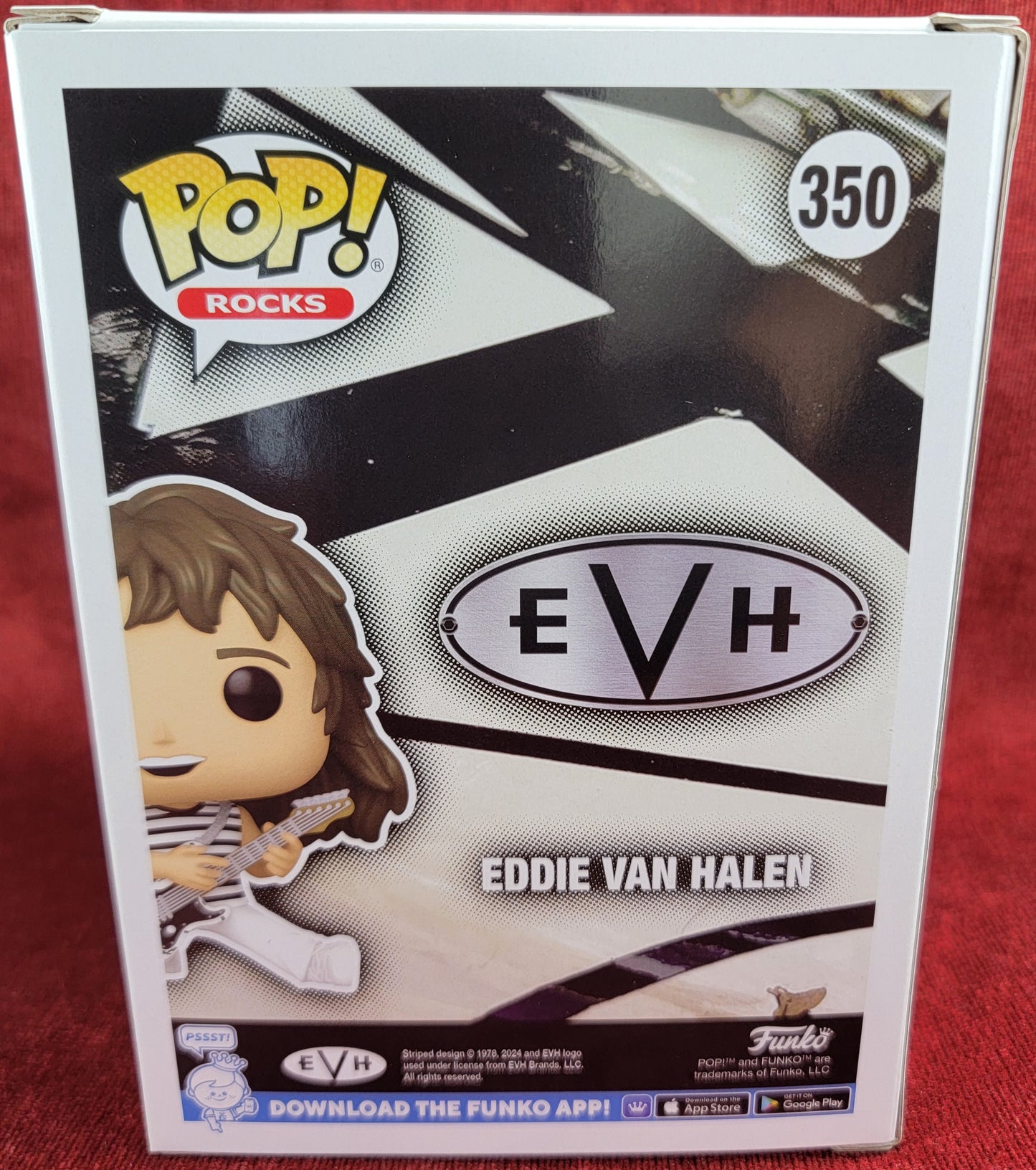 Eddie Van Halen entertainment earth exclusive funko # 350 (nib)
With pop protector