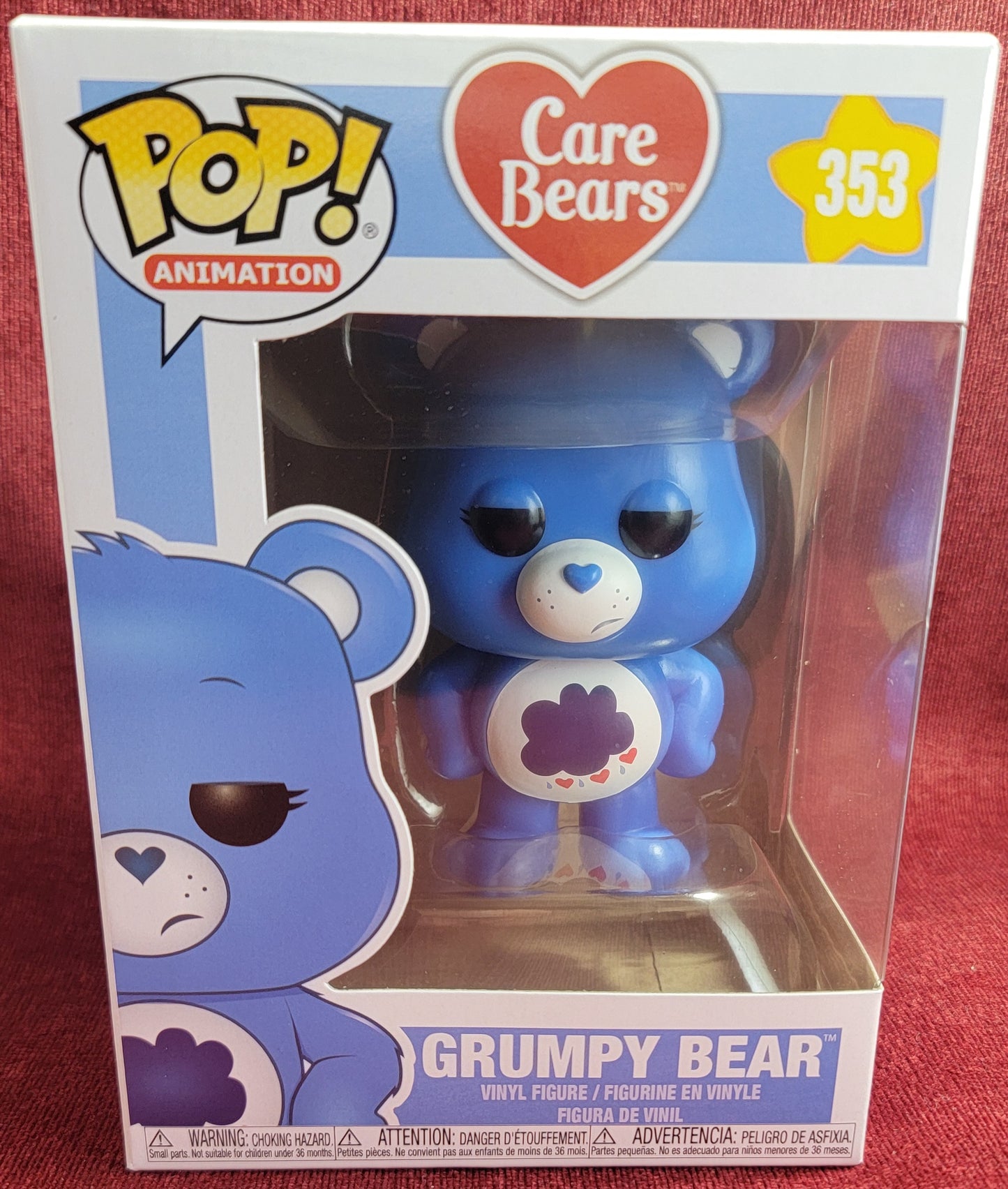 Grumpy bear funko # 353 (nib)
With pop protector