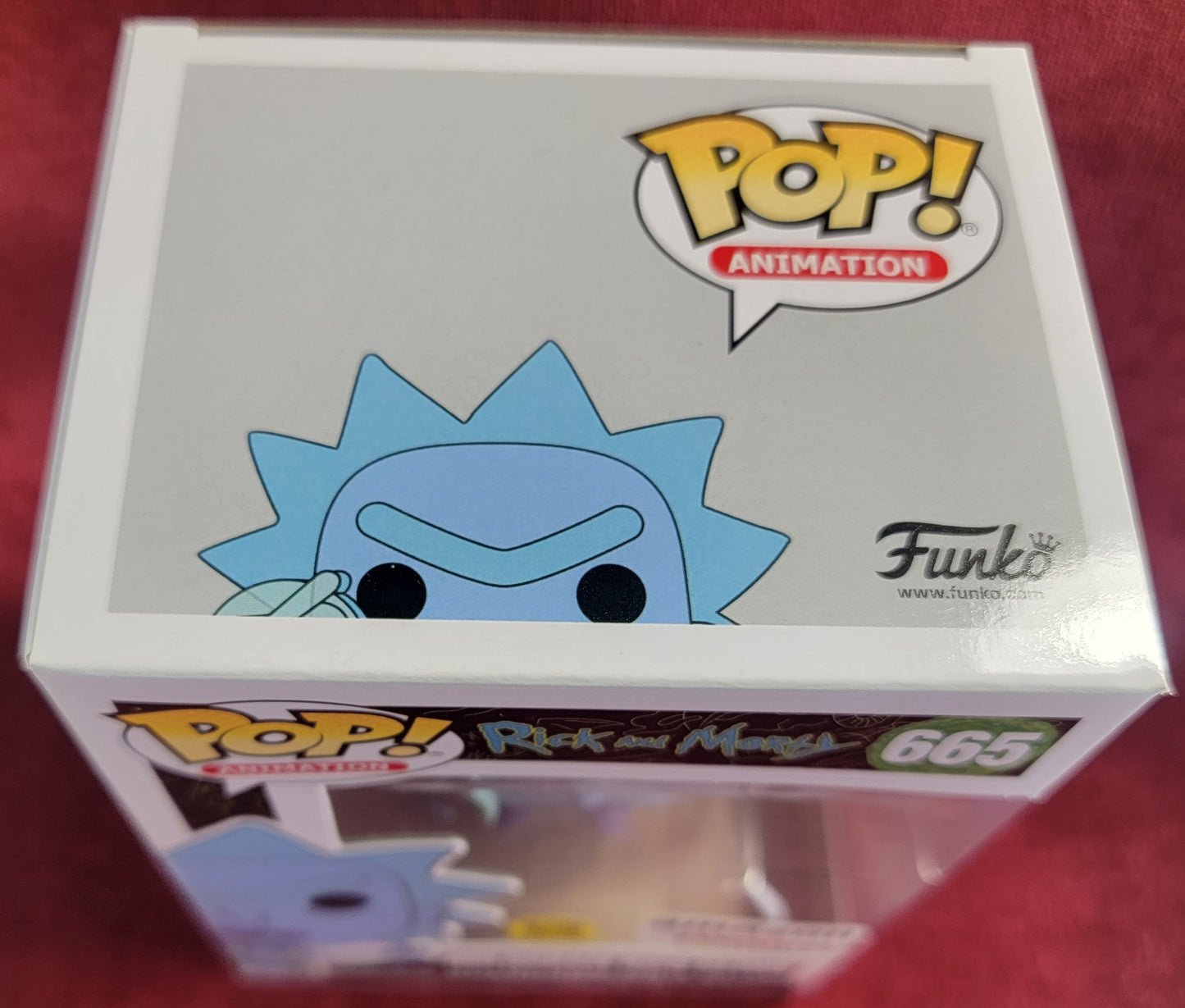 Hologram Rick Clone amazon exclusive funko # 665 (nib)
With pop protector