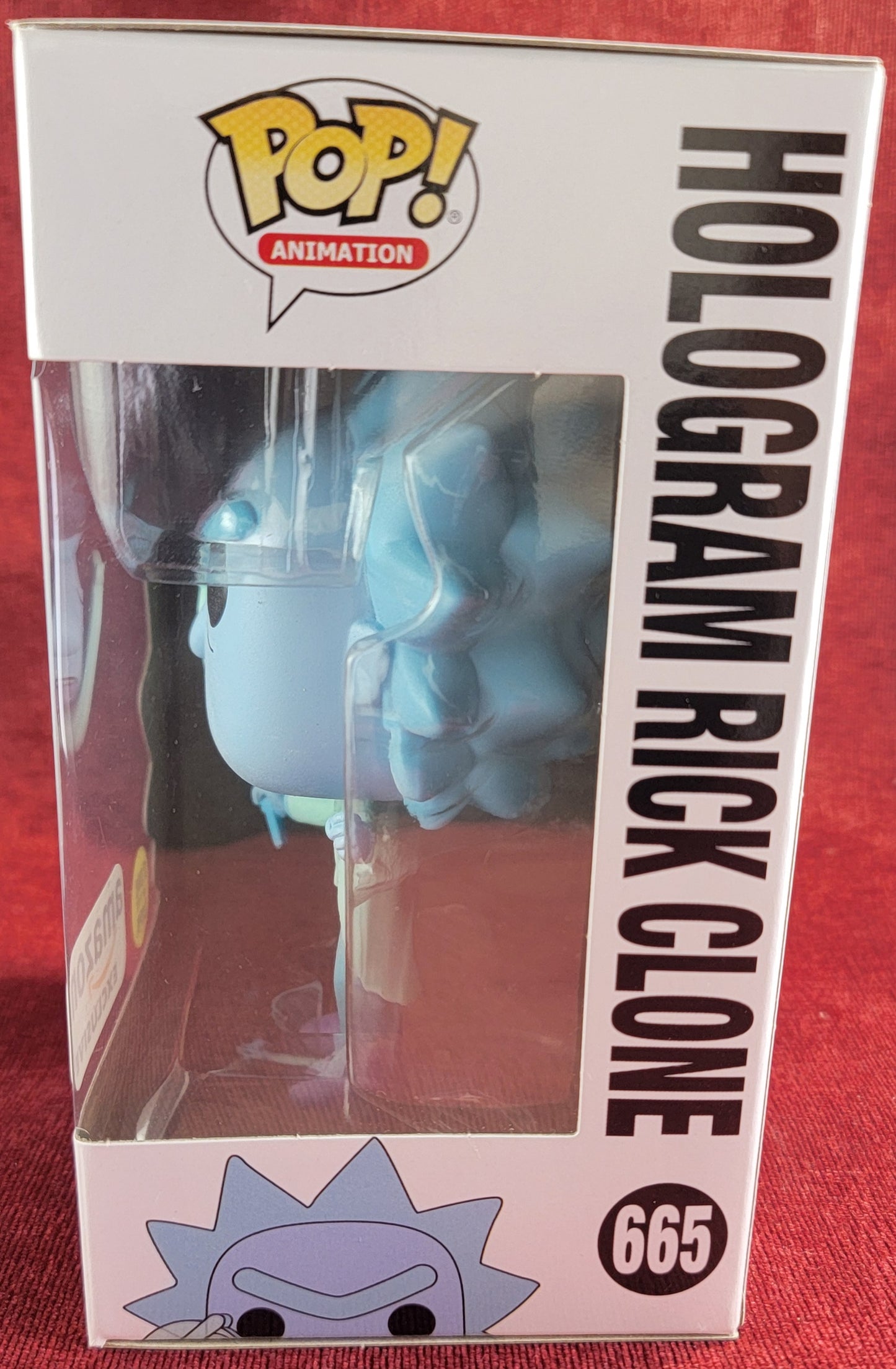 Hologram Rick Clone amazon exclusive funko # 665 (nib)
With pop protector