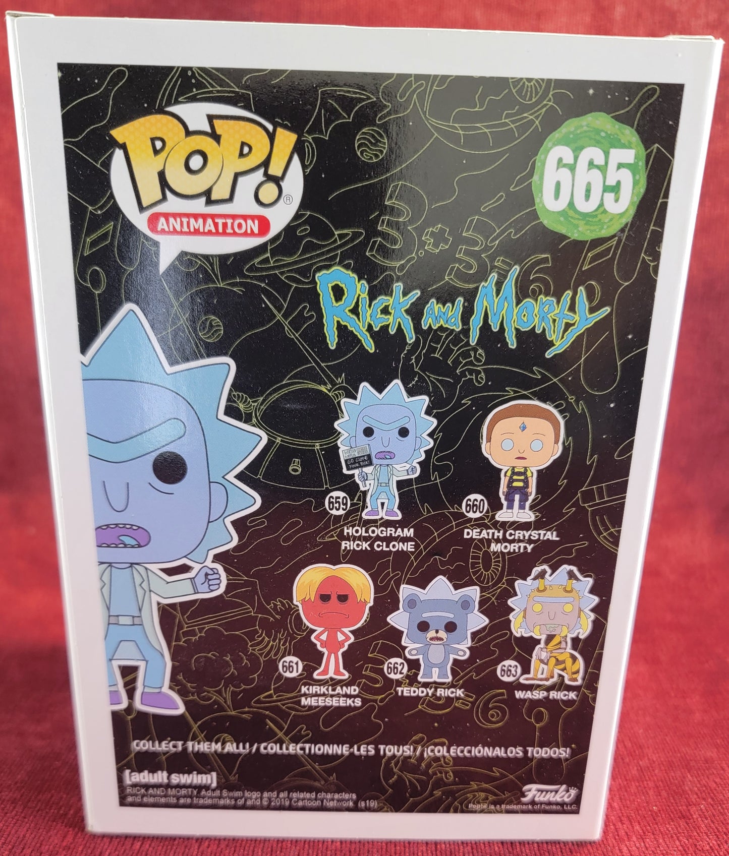 Hologram Rick Clone amazon exclusive funko # 665 (nib)
With pop protector