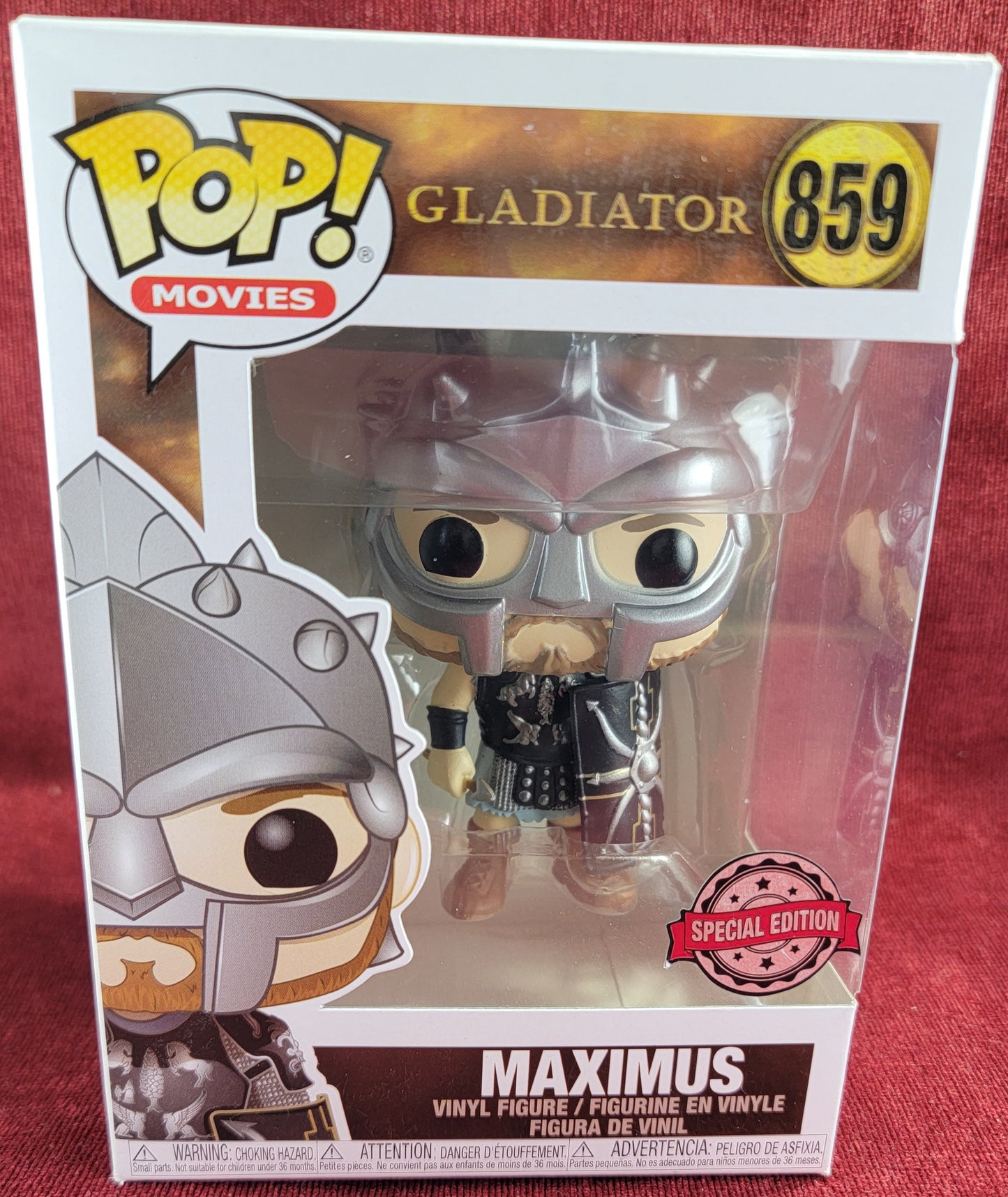 Maximus funko exclusive # 859 (nib)
With pop protector