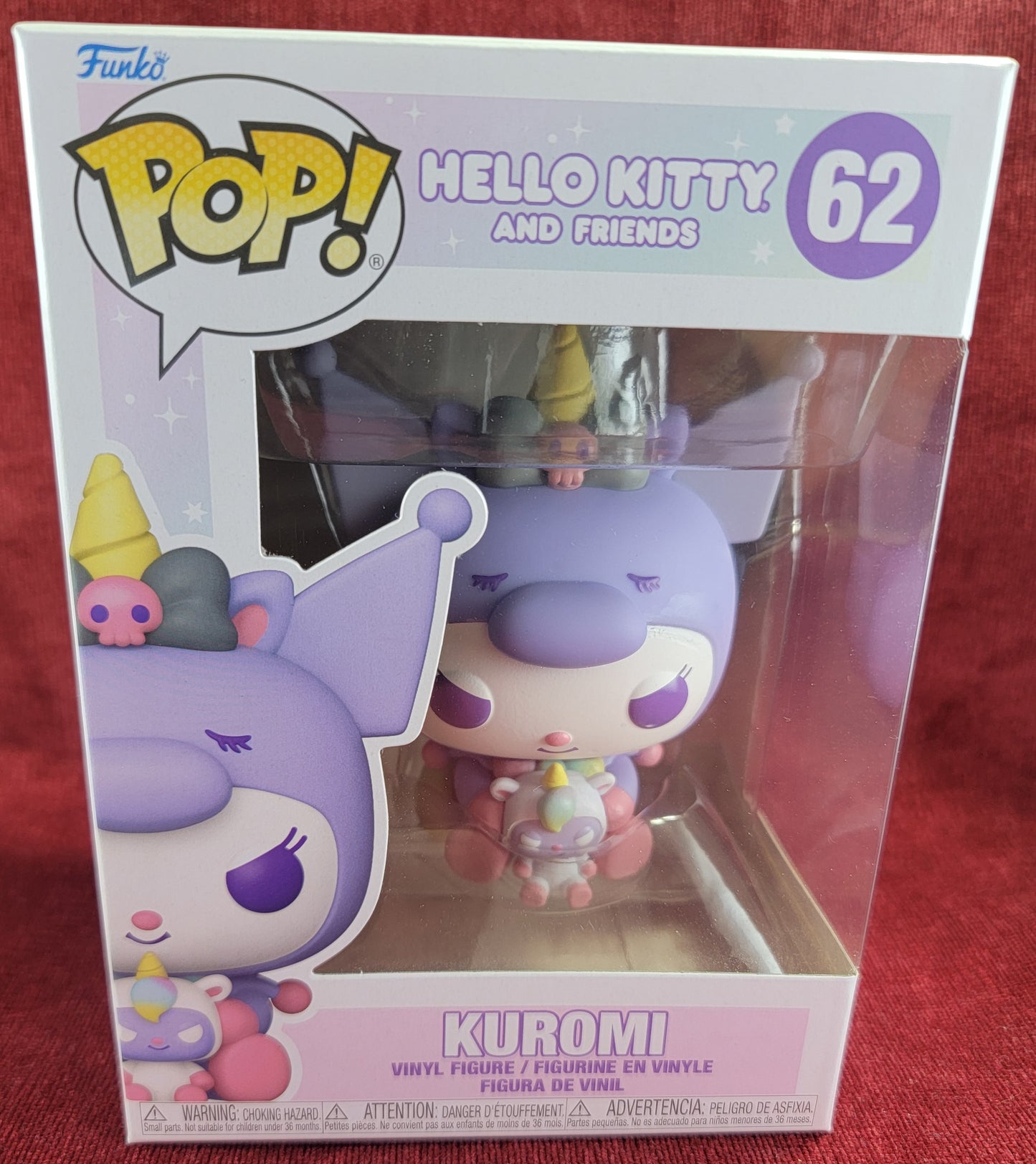 Kuromi funko # 62 (nib)
With pop protector