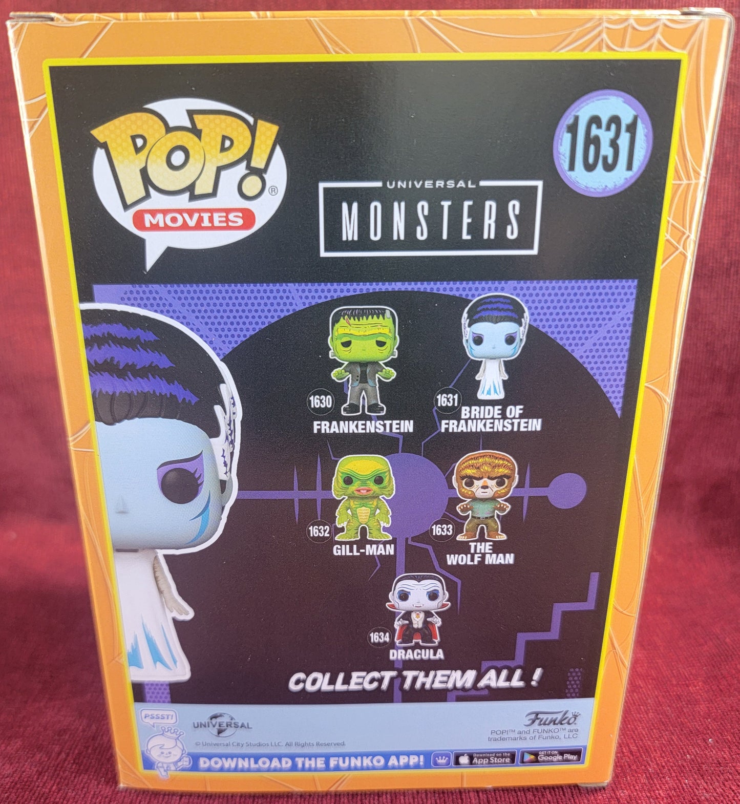 Bride of frankenstein funko # 1631 (nib)
With pop protector