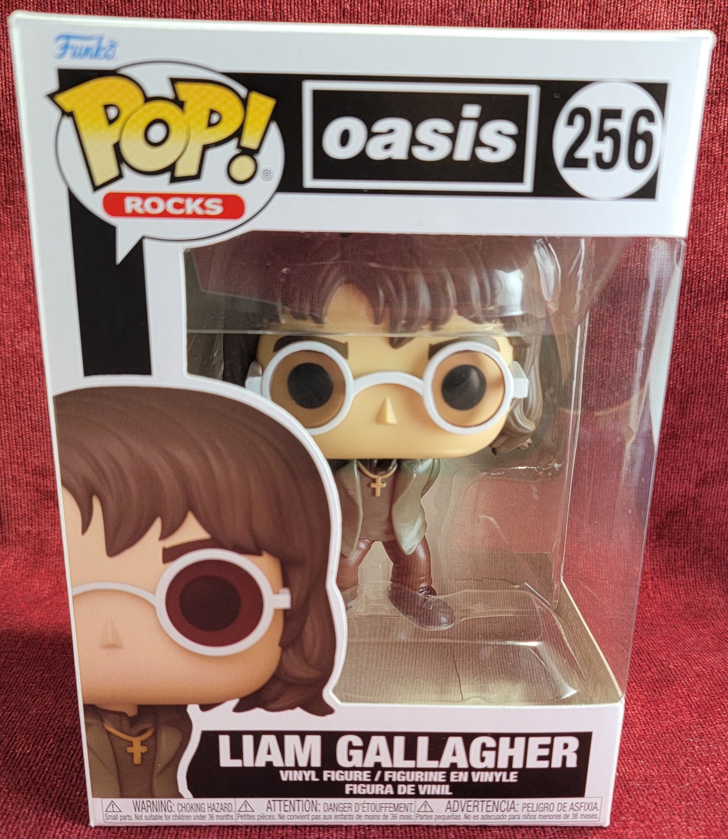 Liam Gallagher funko # 256 (nib)
With pop protector