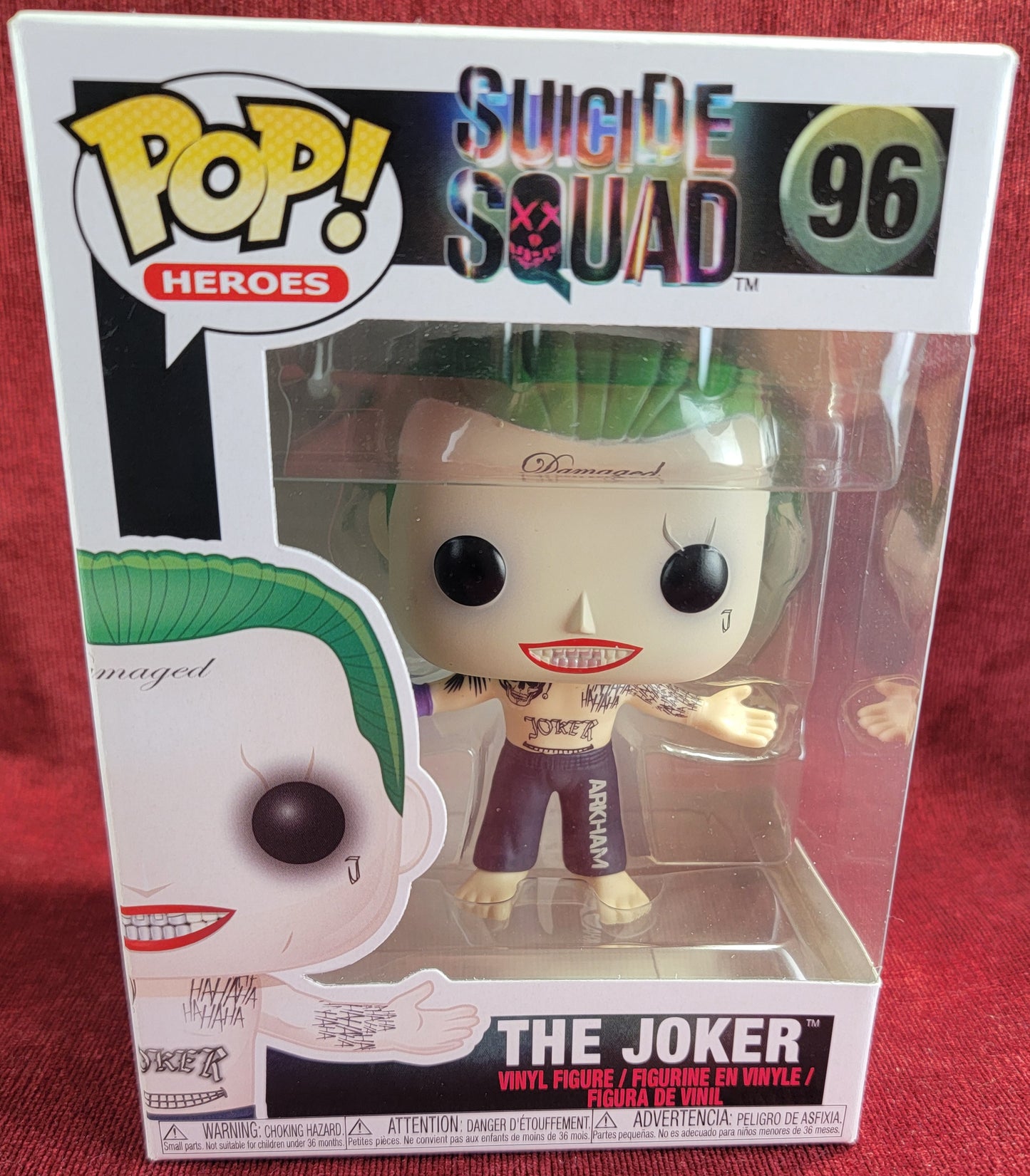 The joker funko # 96 (nib)
With pop protector