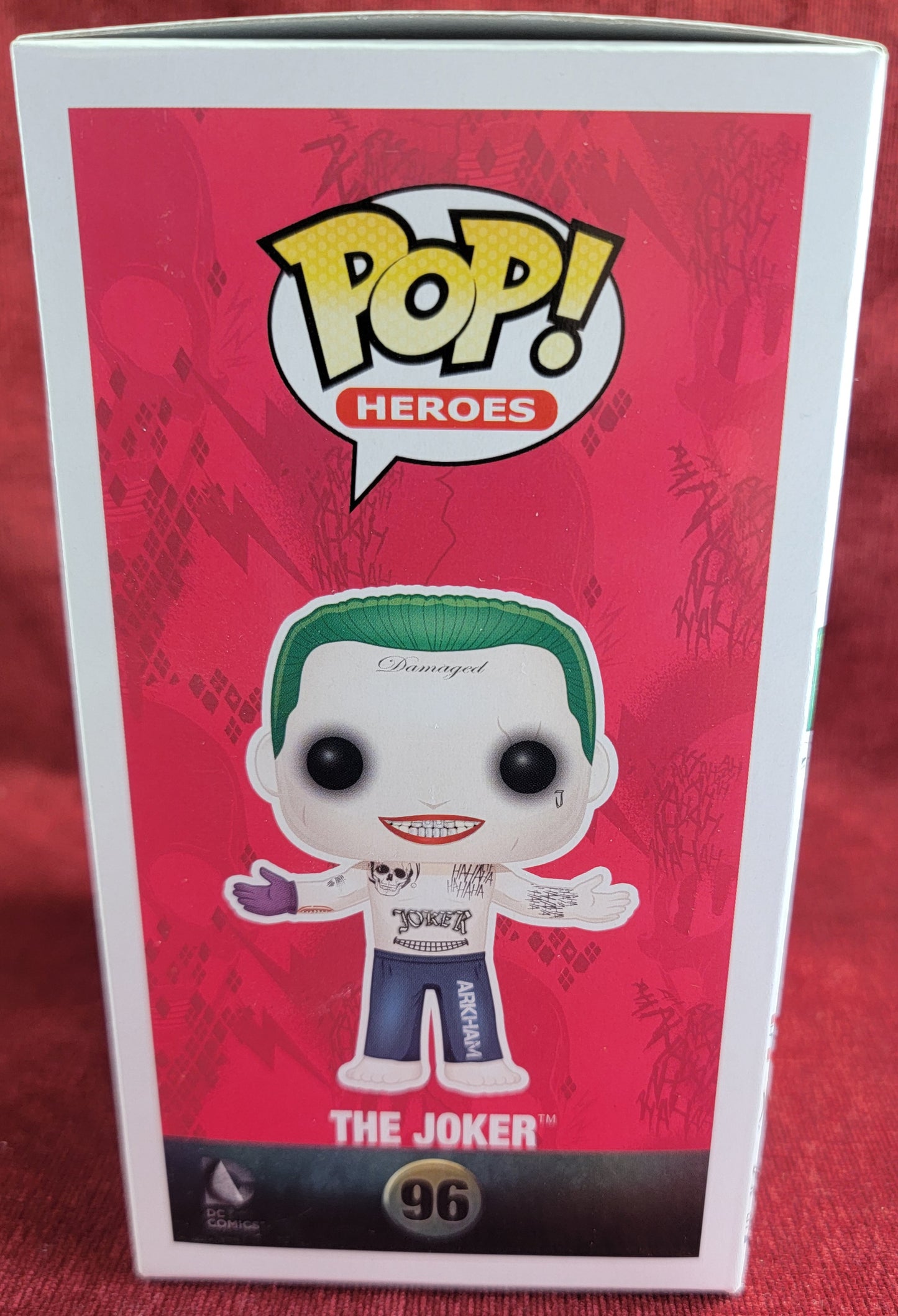 The joker funko # 96 (nib)
With pop protector