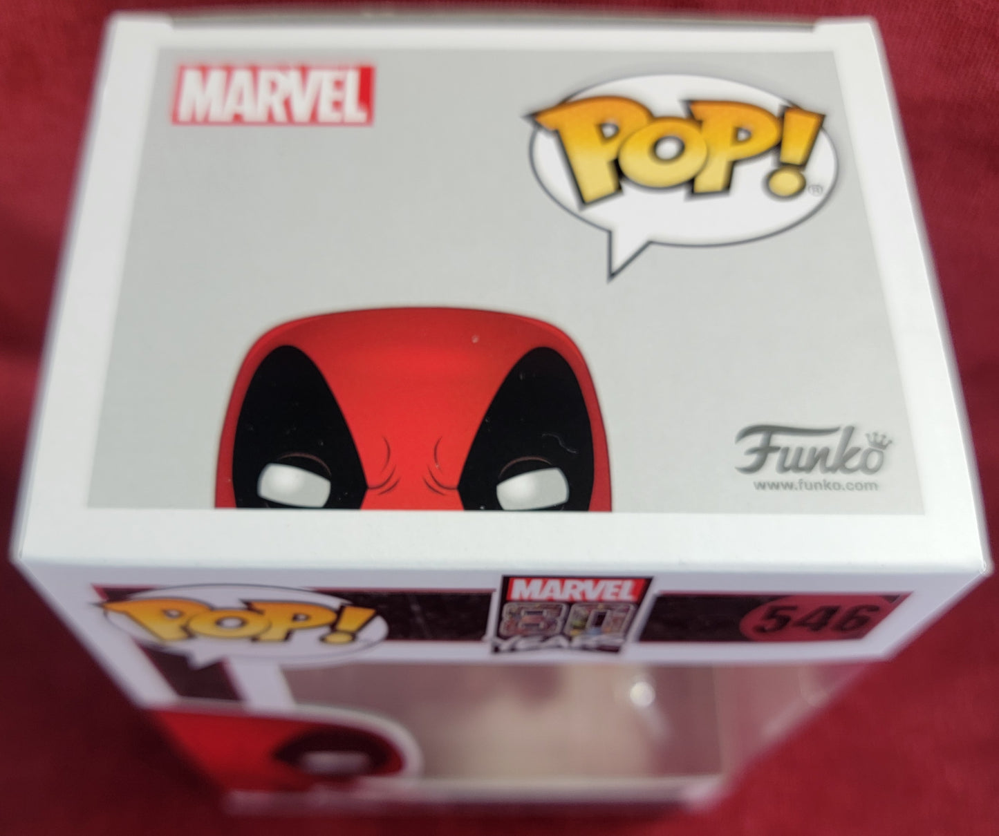 Deadpool # 546 funko (nib)
With pop protector