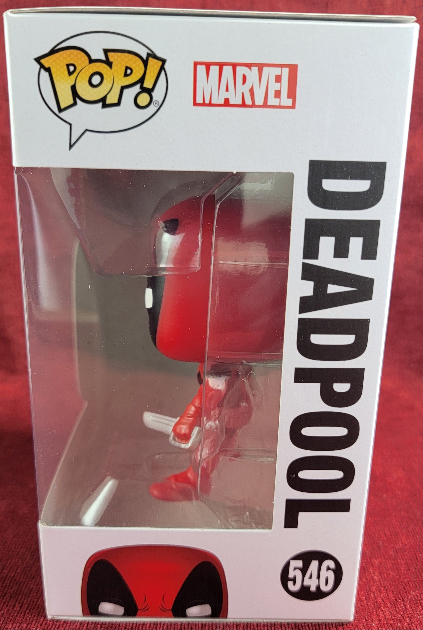 Deadpool # 546 funko (nib)
With pop protector