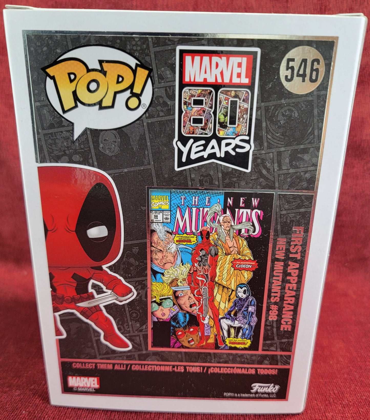 Deadpool # 546 funko (nib)
With pop protector