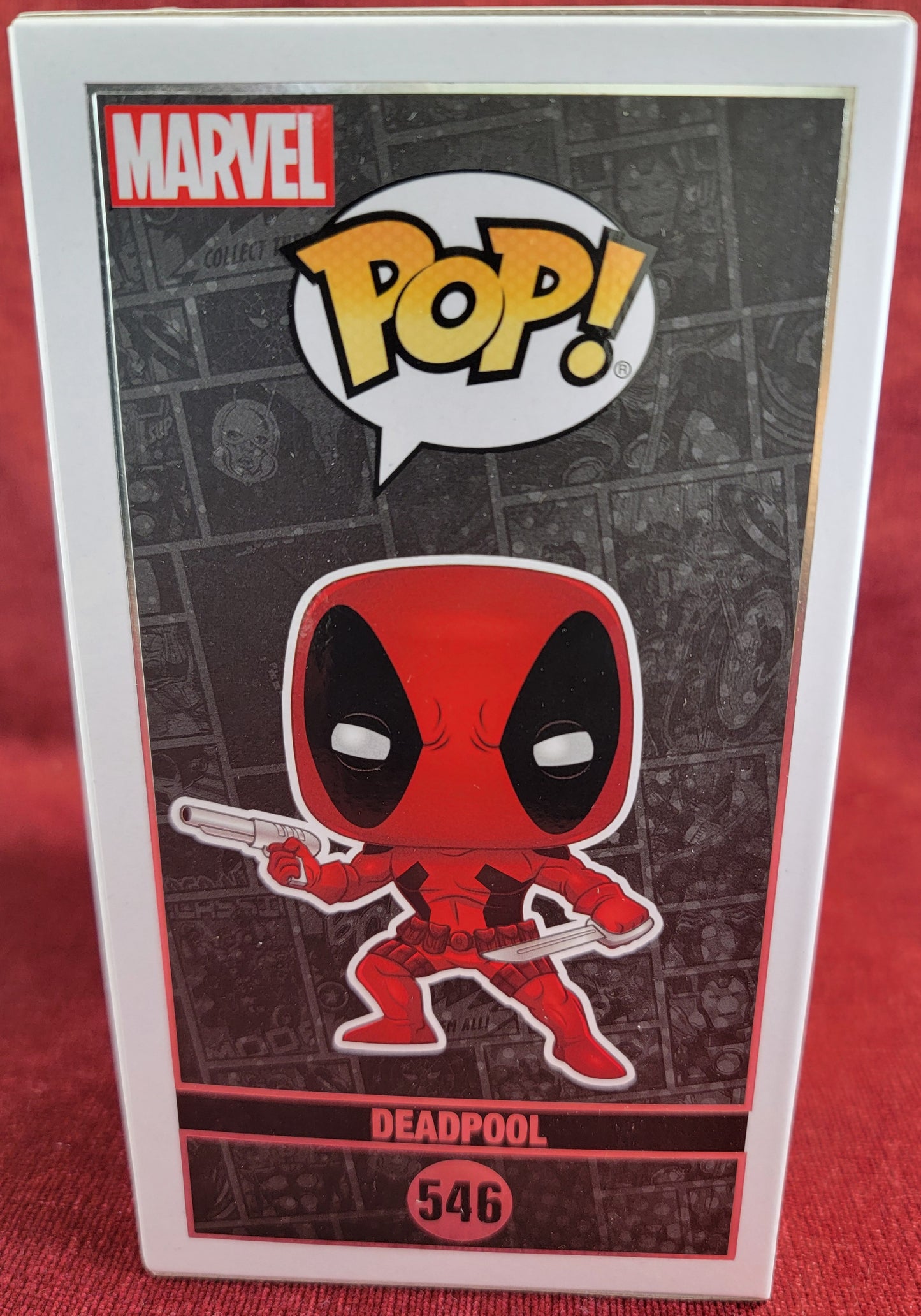 Deadpool # 546 funko (nib)
With pop protector