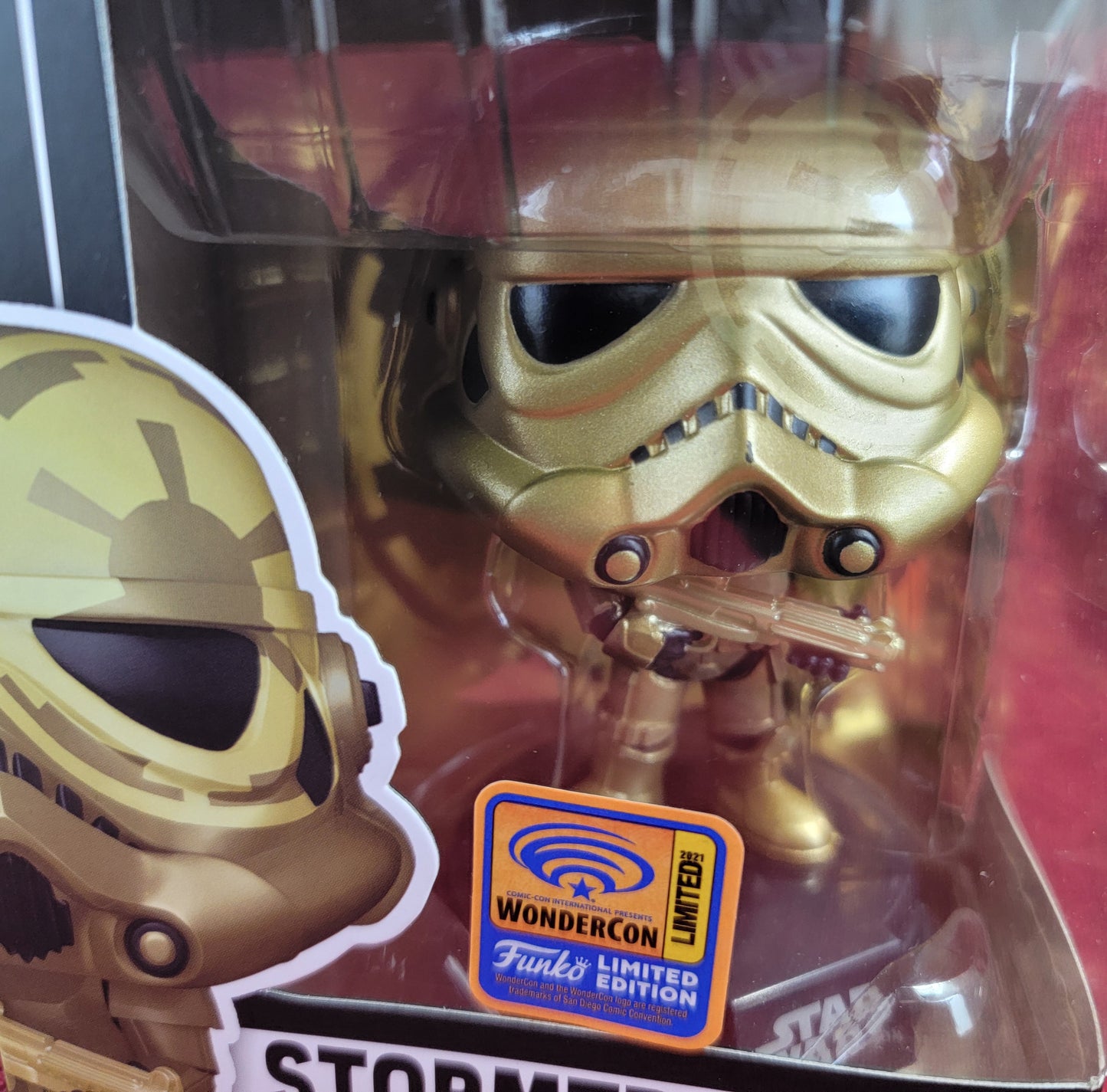 Stormtrooper wondercon exclusive funko # 296 (nib) With pop protector