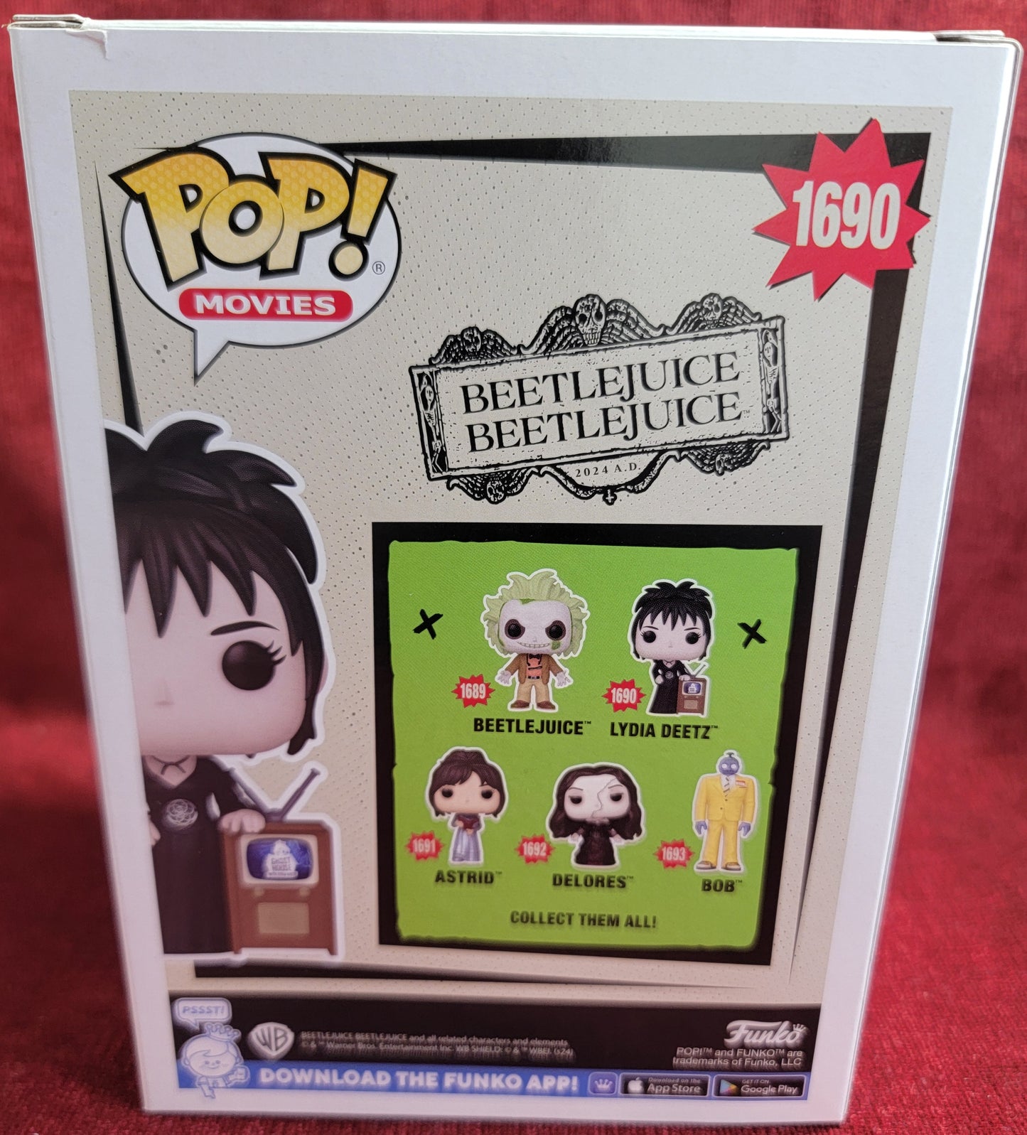 Lydia Deetz funko # 1690 (nib)
With pop protector