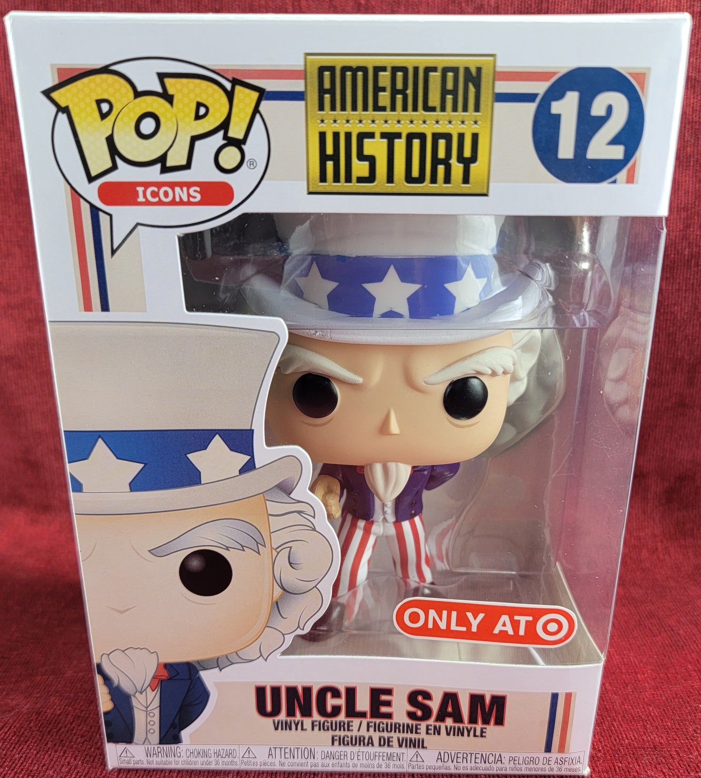 Uncle sam target exclusive # 12 funko (nib) with pop protector