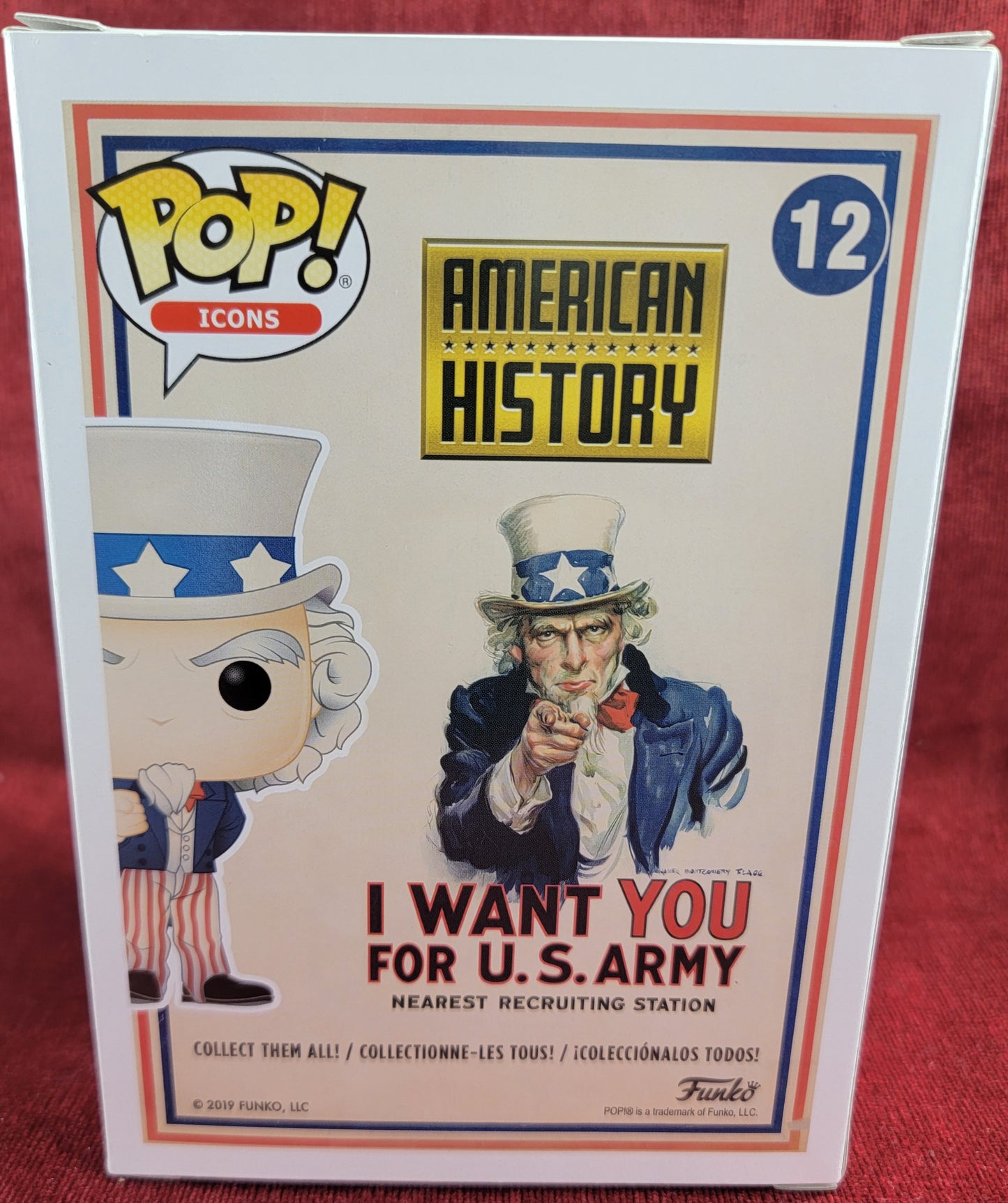 Uncle sam target exclusive # 12 funko (nib) with pop protector