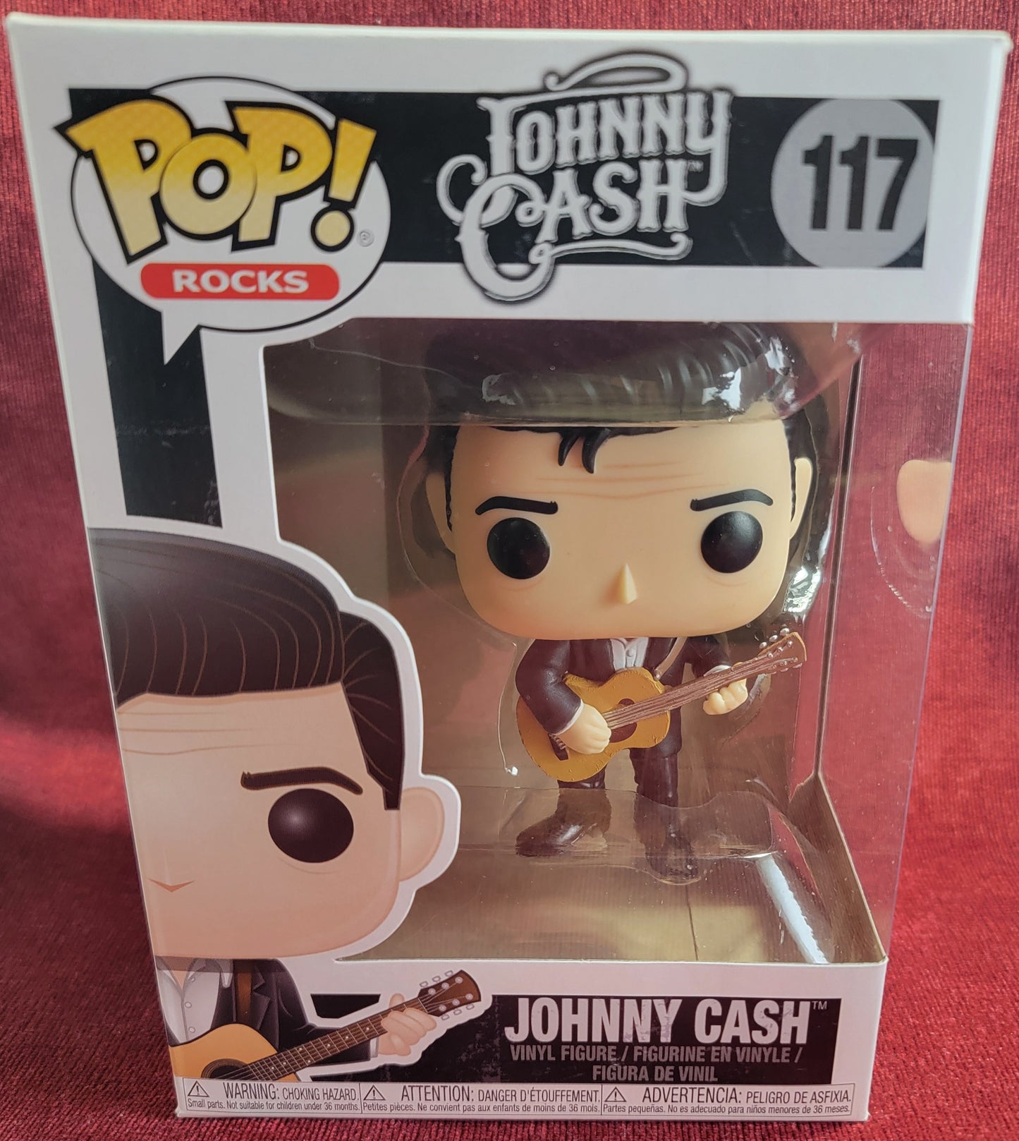 Johnny Cash funko # 117 (nib)
With pop protector