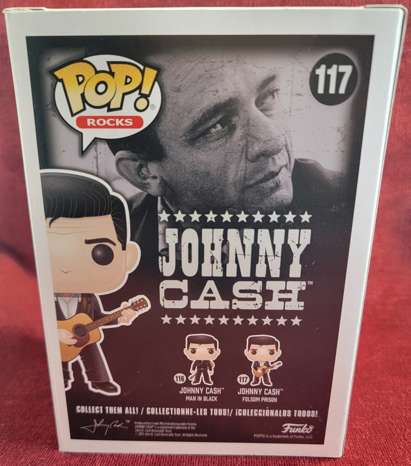 Johnny Cash funko # 117 (nib)
With pop protector