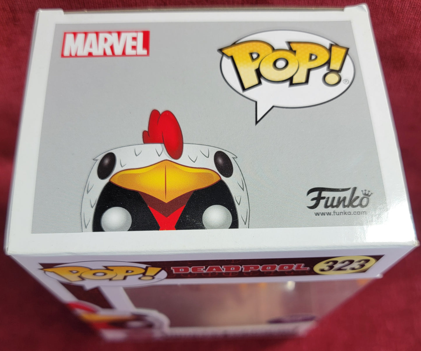 Chicken deadpool Treasure truck exclusive funko # 323 (nib)
With pop protector