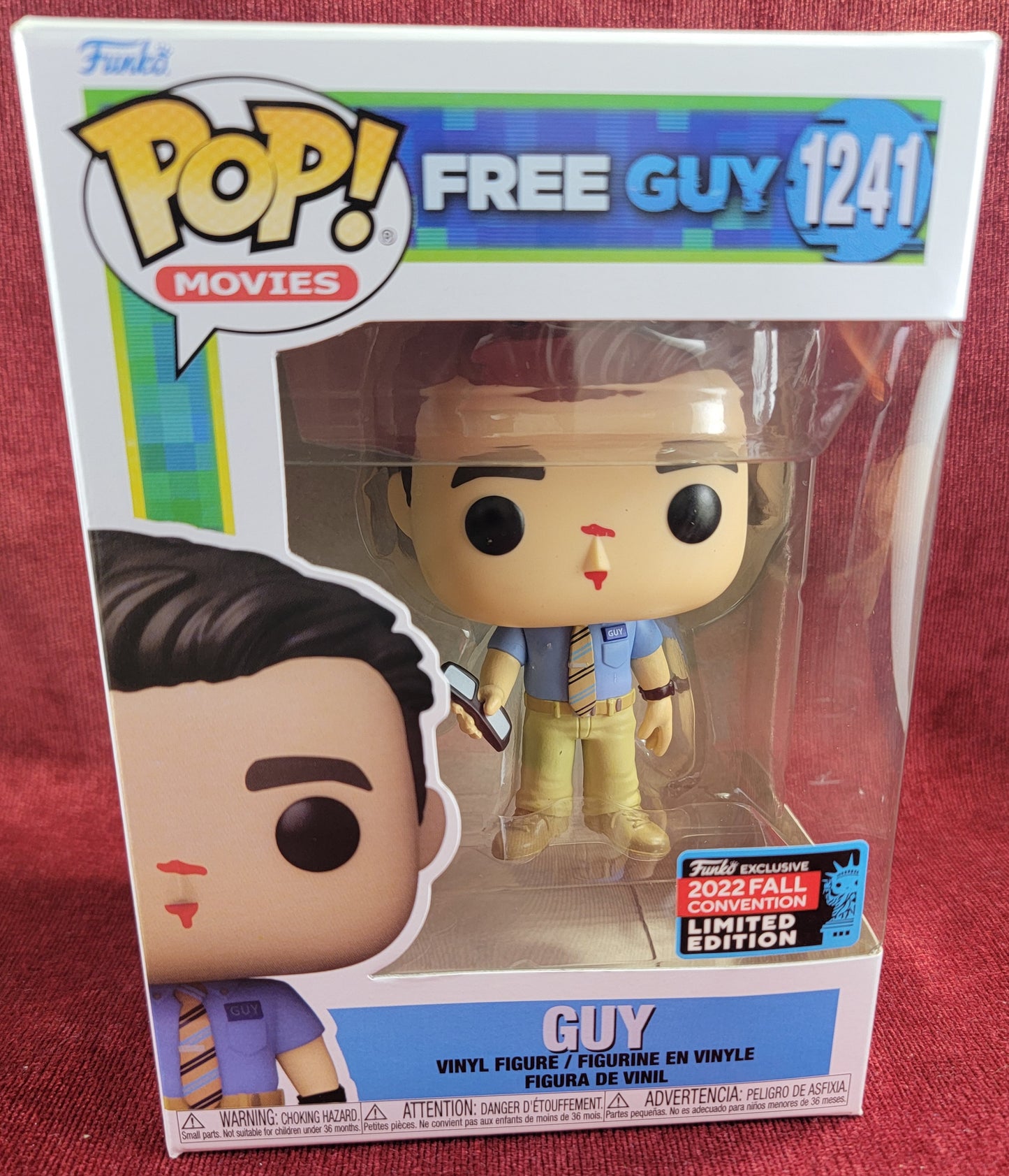 Guy 2021 fall convention exclusive funko # 1241 (nib)
With pop protector