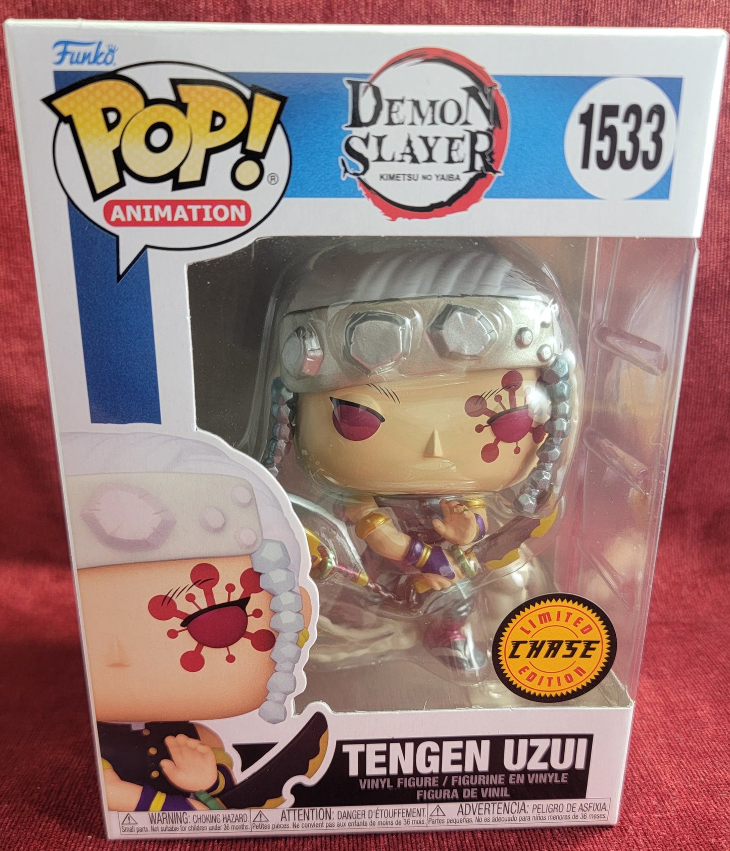 Tengen uzui chase exclusive funko # 1533 (nib)
With pop protector