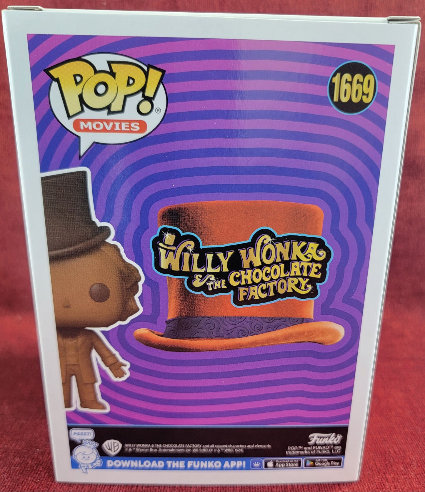 Willy Wonka funko # 1669 (nib)
With pop protector