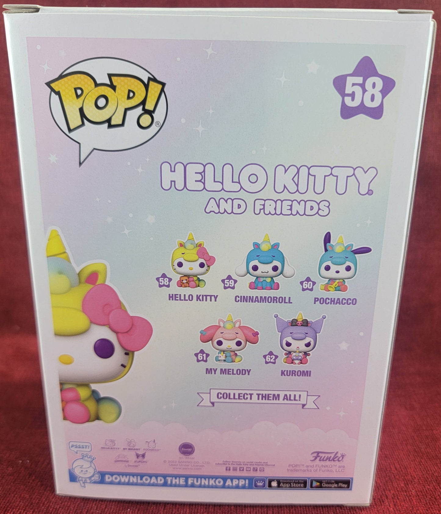 Hello kitty funko # 58 (nib)
With pop protector