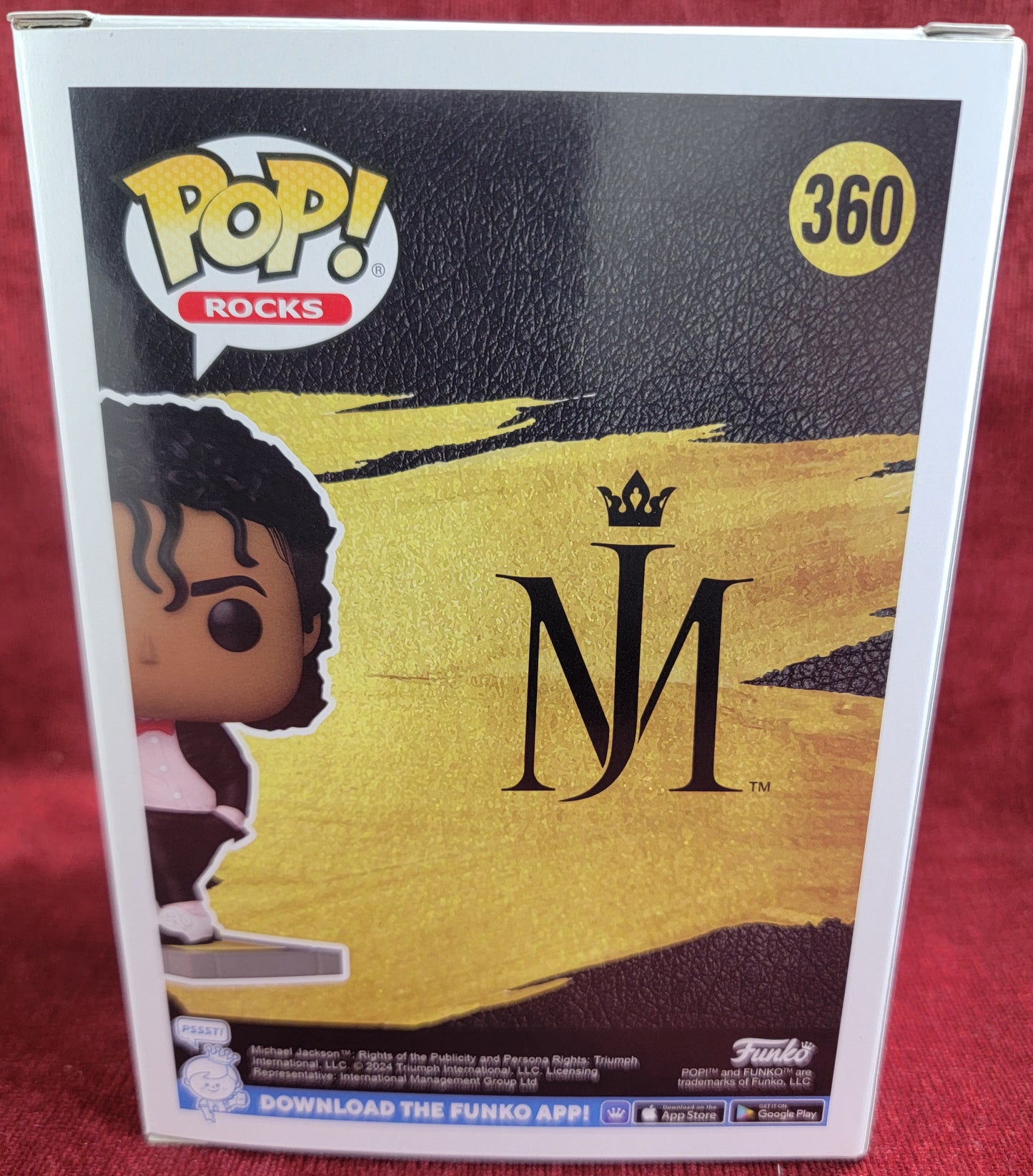 Michael jackson funko # 360 (nib)
With pop protector