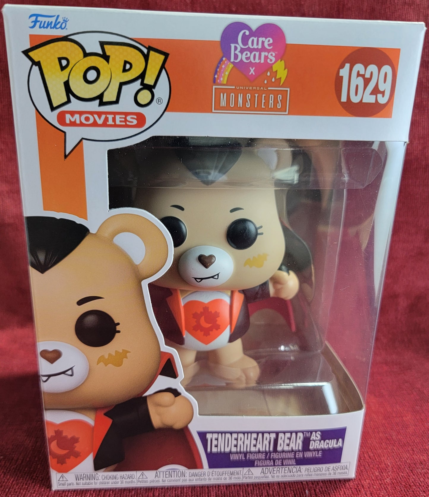 Tenderheart bear as Dracula funko # 1629 (nib)
With pop protector